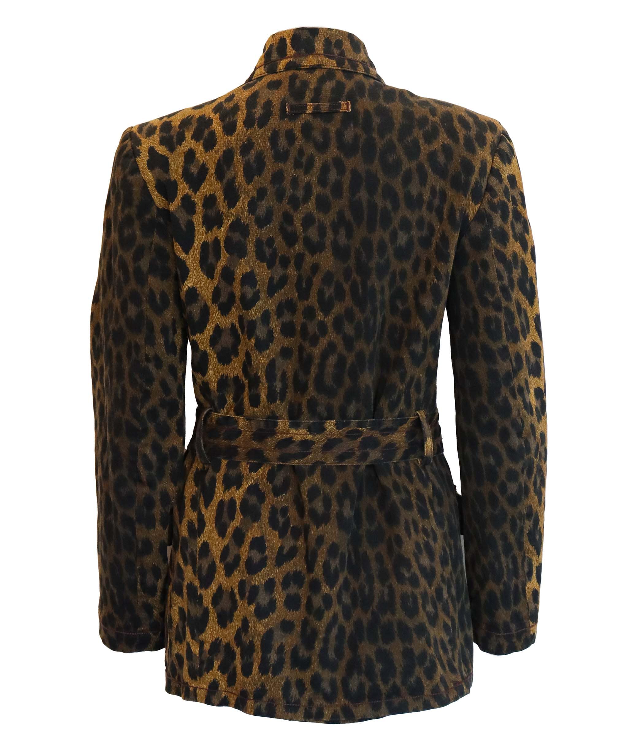 Jean Paul Gaultier JPG Leopard Jeans Jacket ALEP053