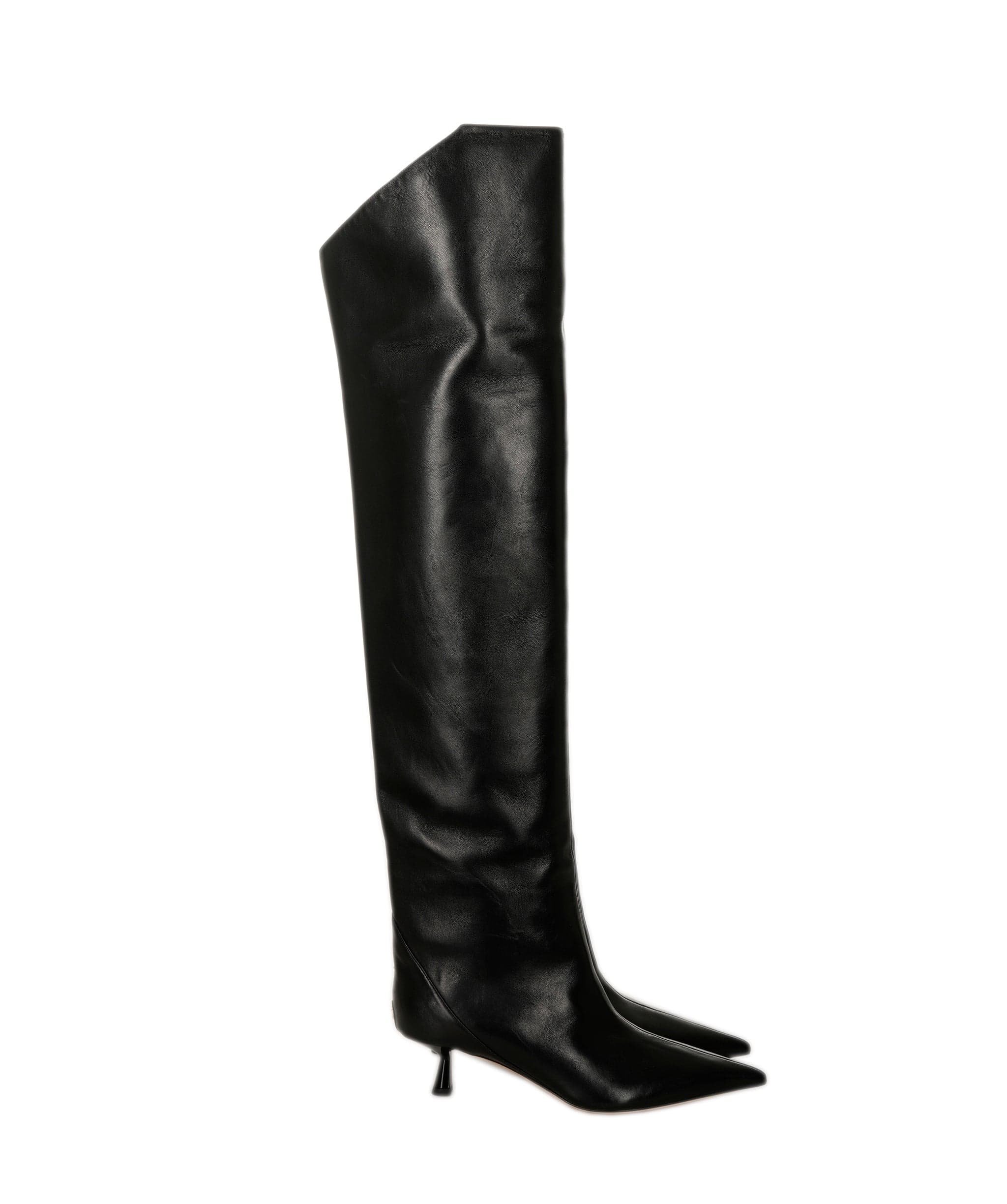 Jimmy Choo Jimmy Choo leather thigh high boots 39.5 black AVC1728