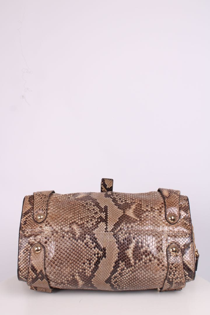 Jimmy Choo Jimmy Choo Python hobo bag Beige