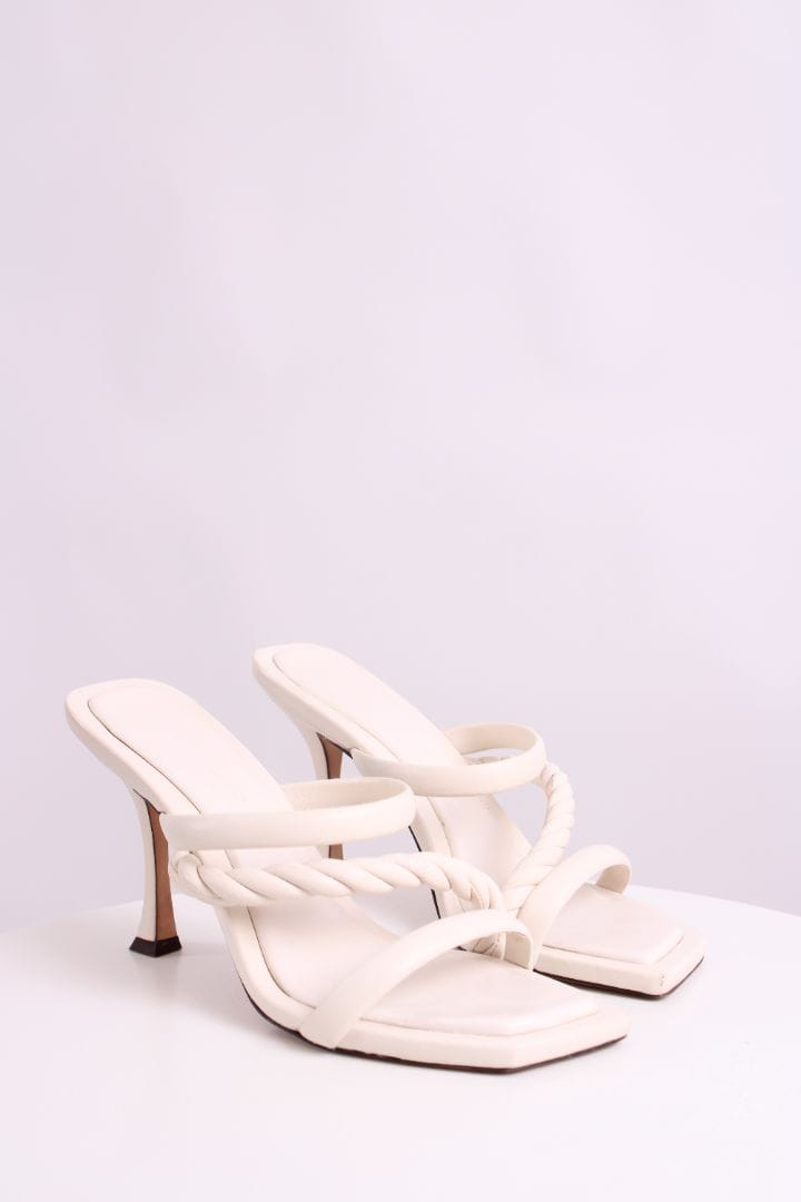 Jimmy Choo Jimmy Choo Diosa Twist Heels White 39.5