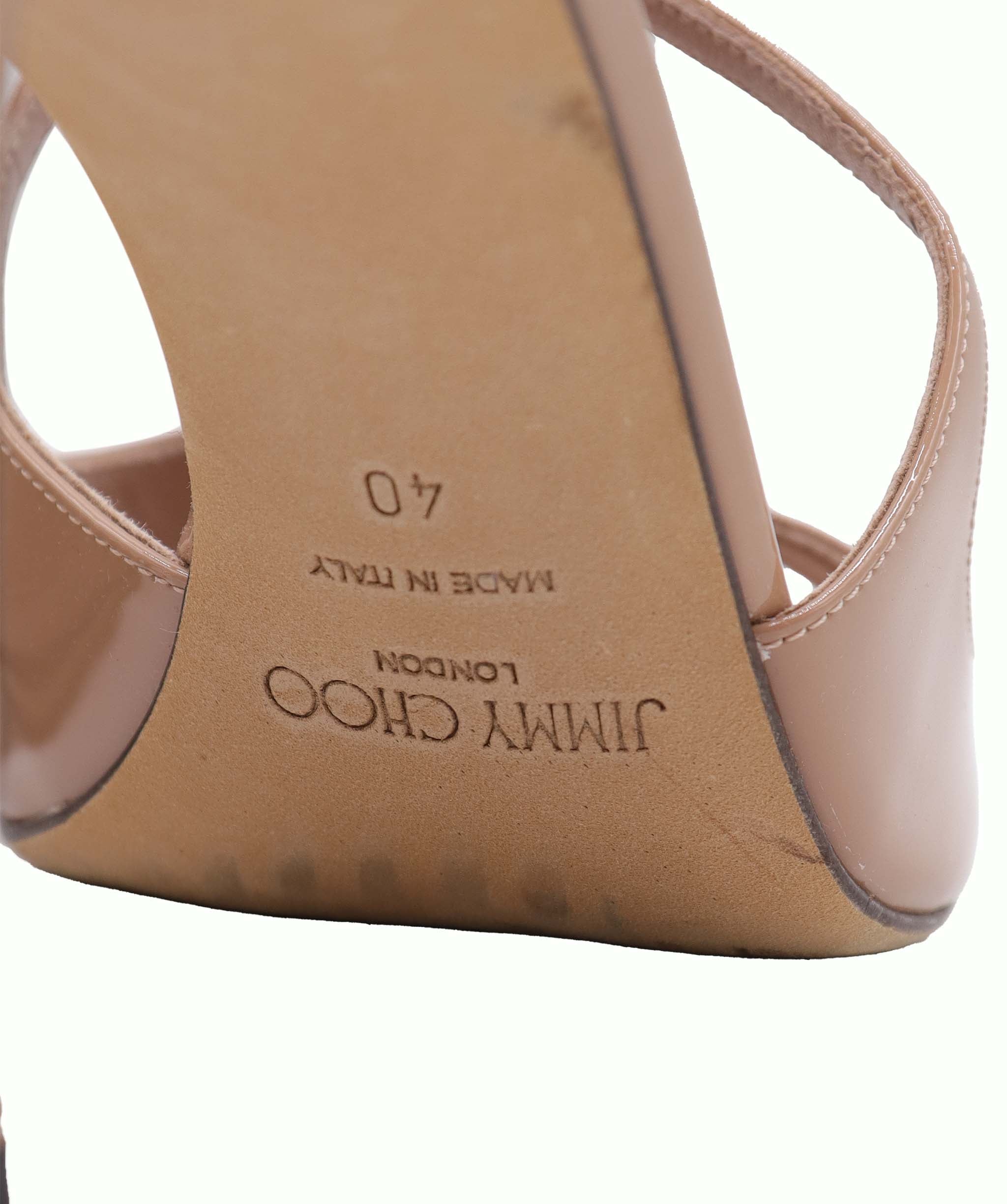 Jimmy Choo Jimmy Choo Blush Patent Strappy Heels AGC3185