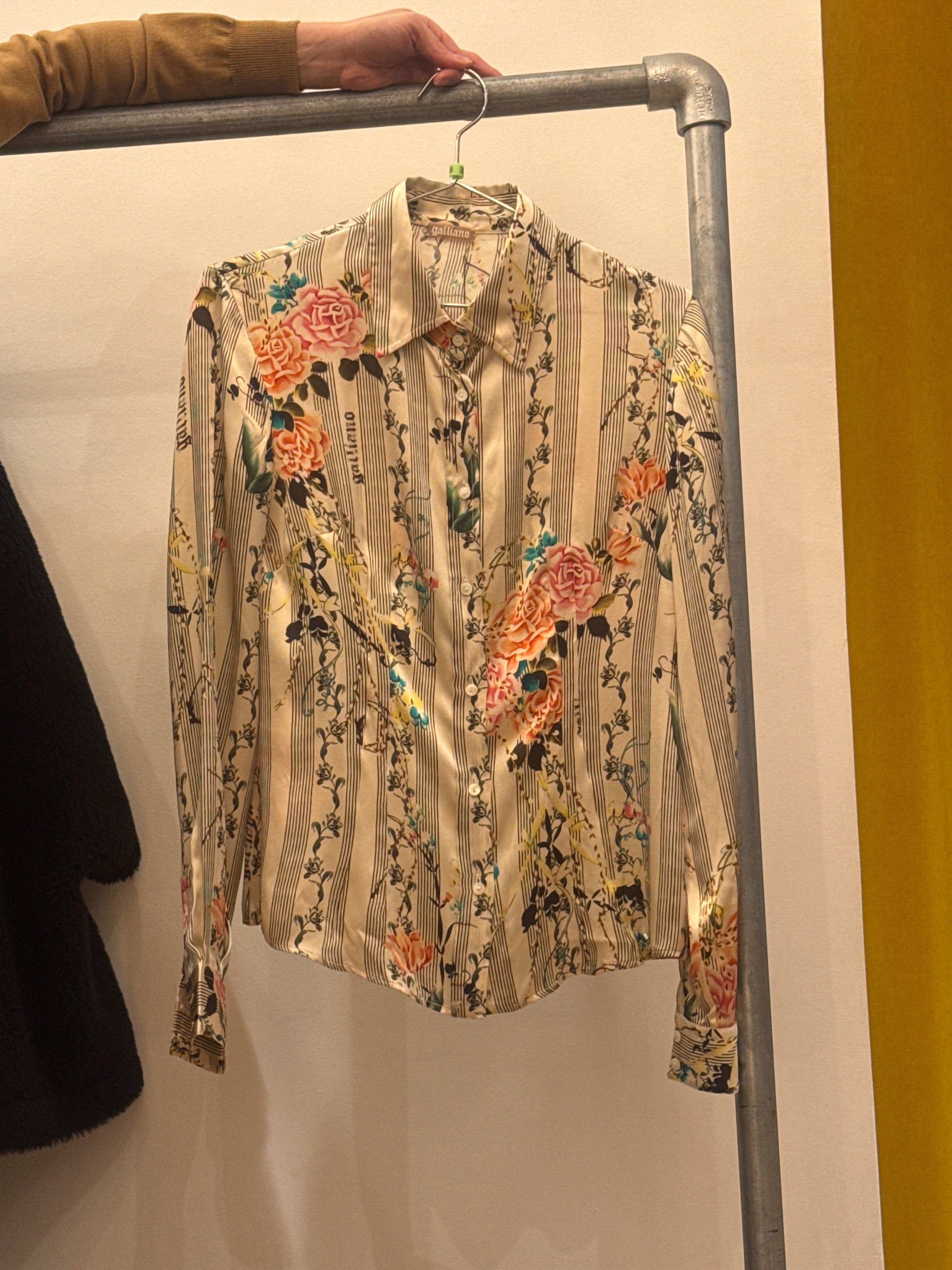 John Galliano John Galliano Printed silk shirt AGC3124