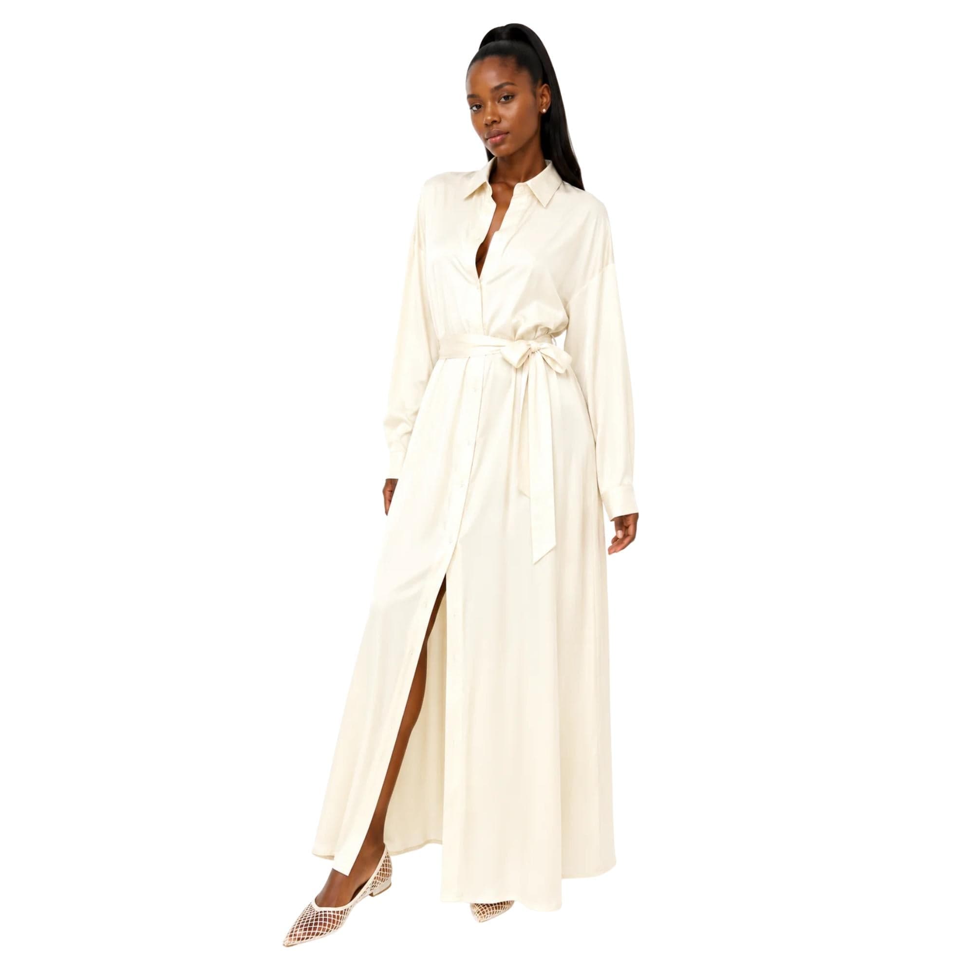 JOIE CLAIR CLASSIC BELTED SHIRT DRESS فستان “THE SIGNATURE”