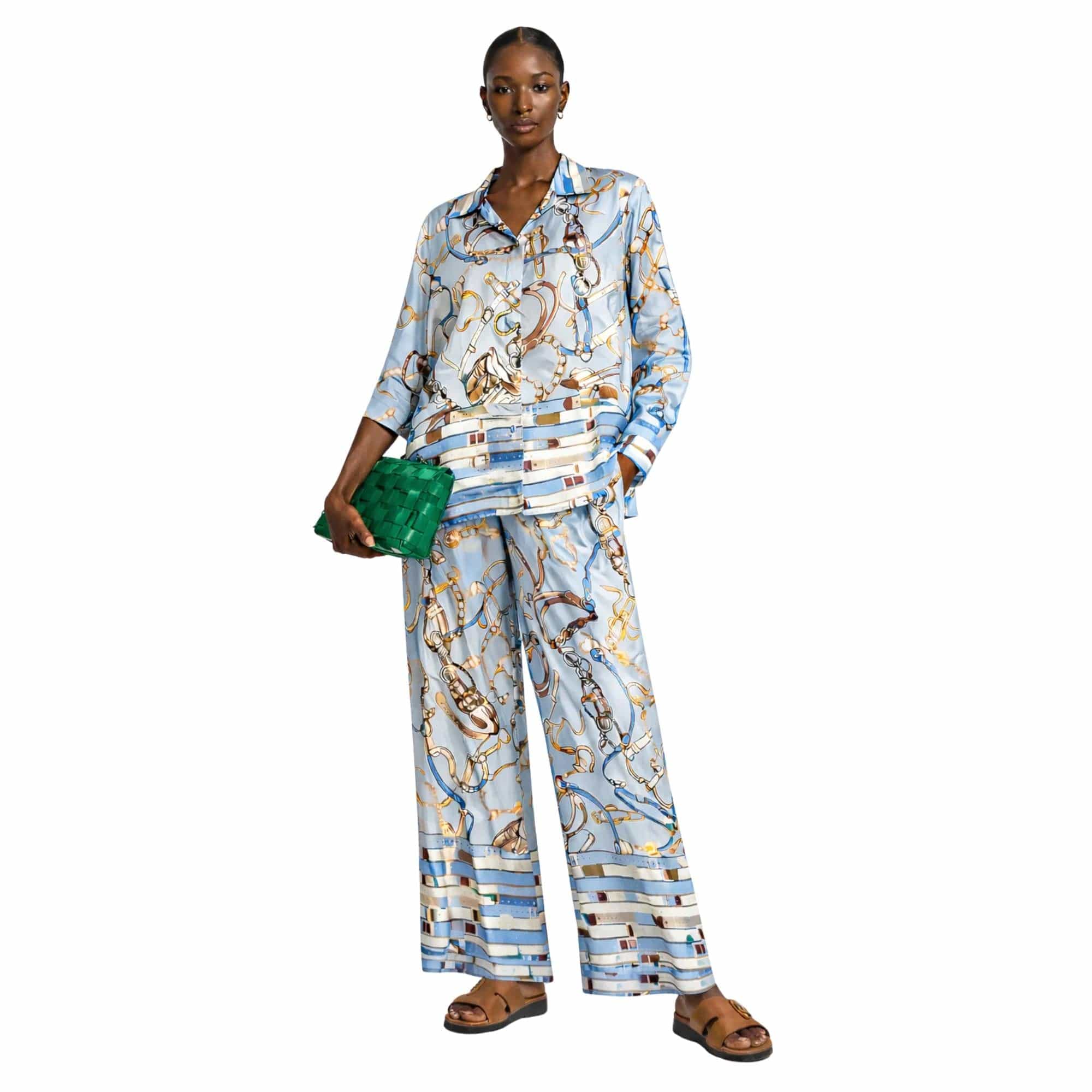 JOIE CLAIR TWO-PIECE SET زوج “SADDLE CHAIN”