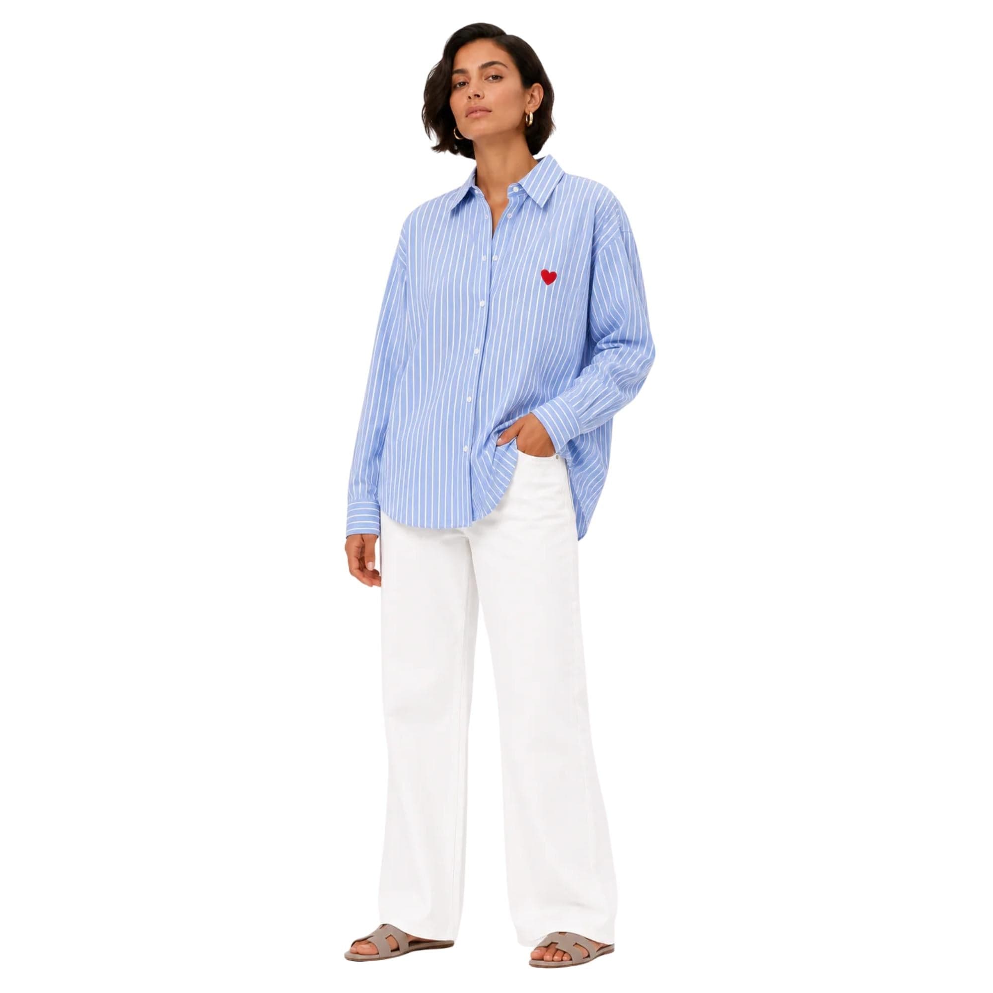 JOIE CLAIR HEARTLINE CLASSIC SHIRT (فستان)"CANDY"