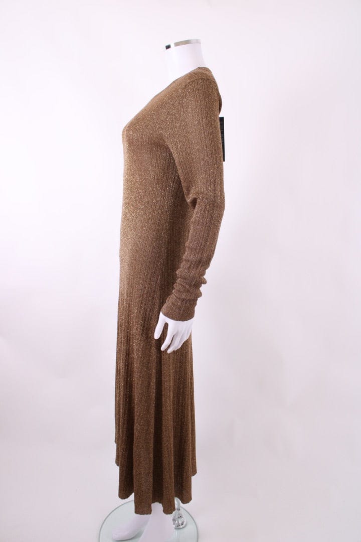 Joseph Joseph Gold Lurex Knit Dress Gold M