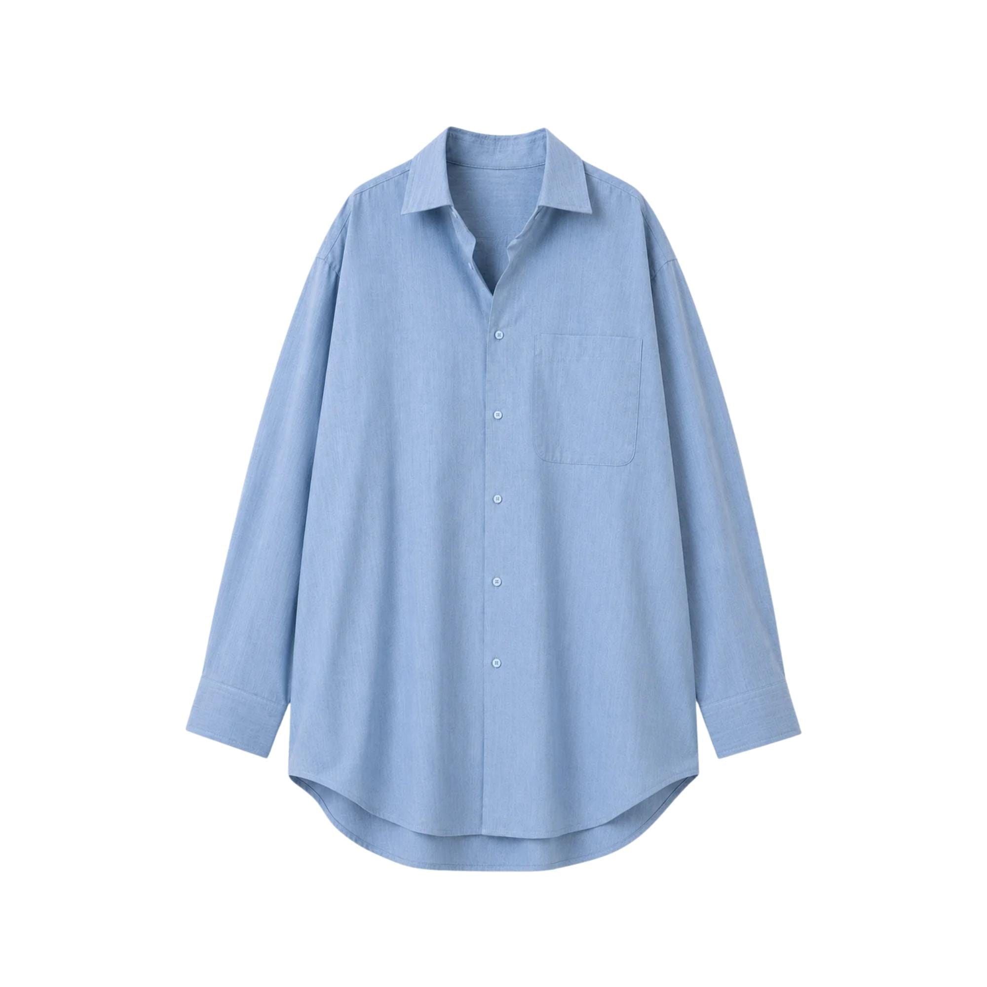 K-FASHION OVERSIZED LONG SLEEVE SHIRT (قميص) “HONGDAE”
