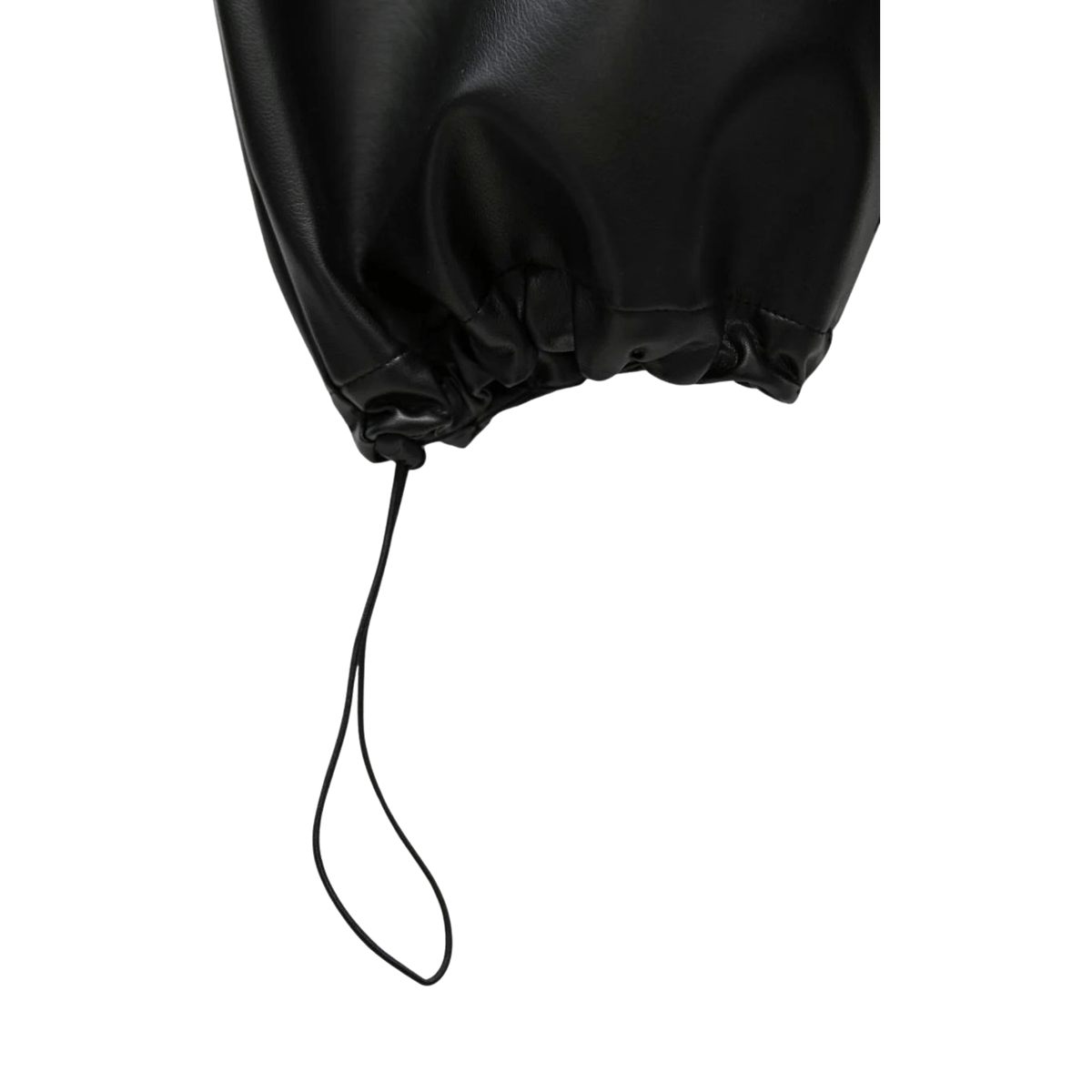 ELASTICATED WAIST BALOON LEATHER PANTS(بنطلون)