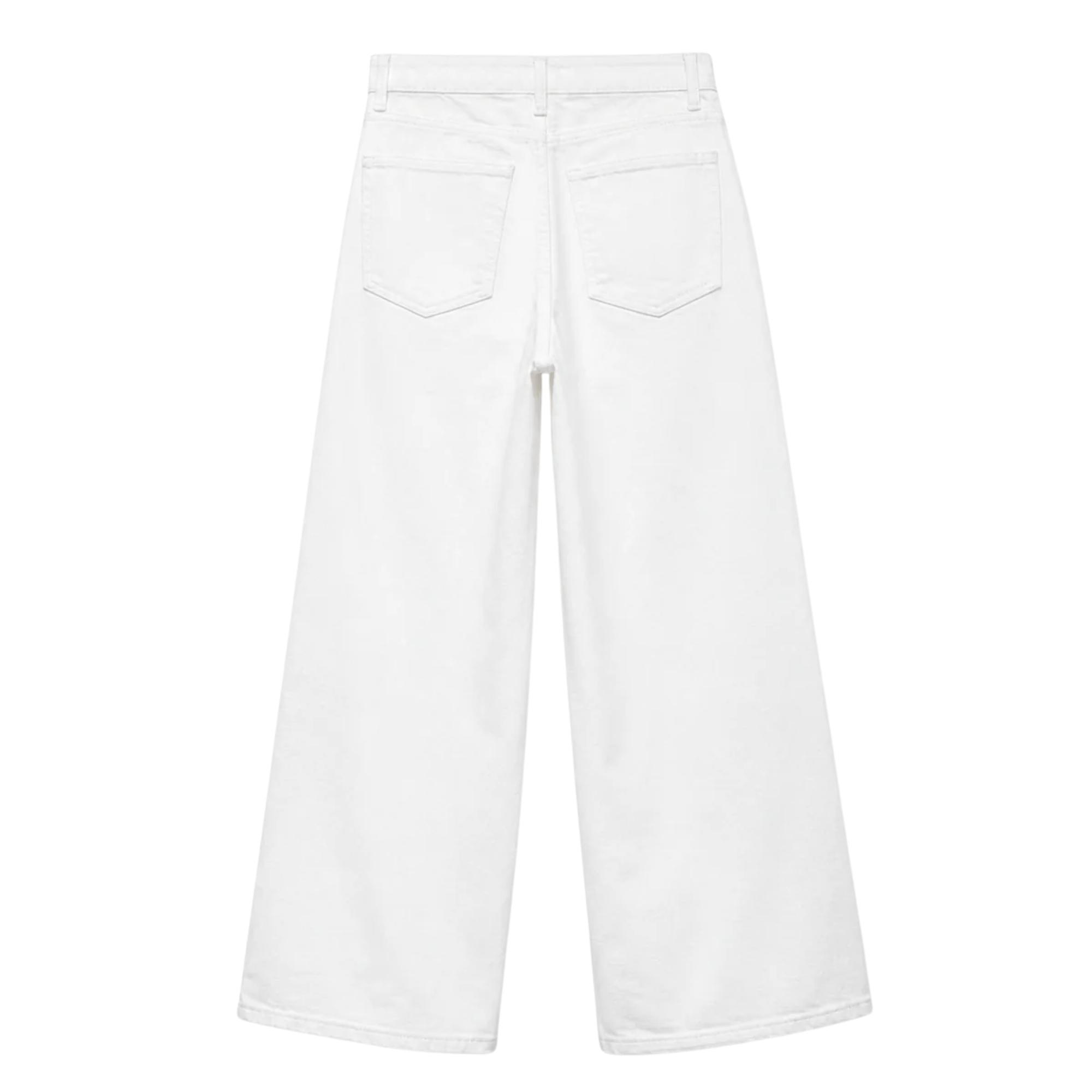 K-FASHION WHITE DENIM TROUSERS (بنطلون) “GAROSU-GIL”