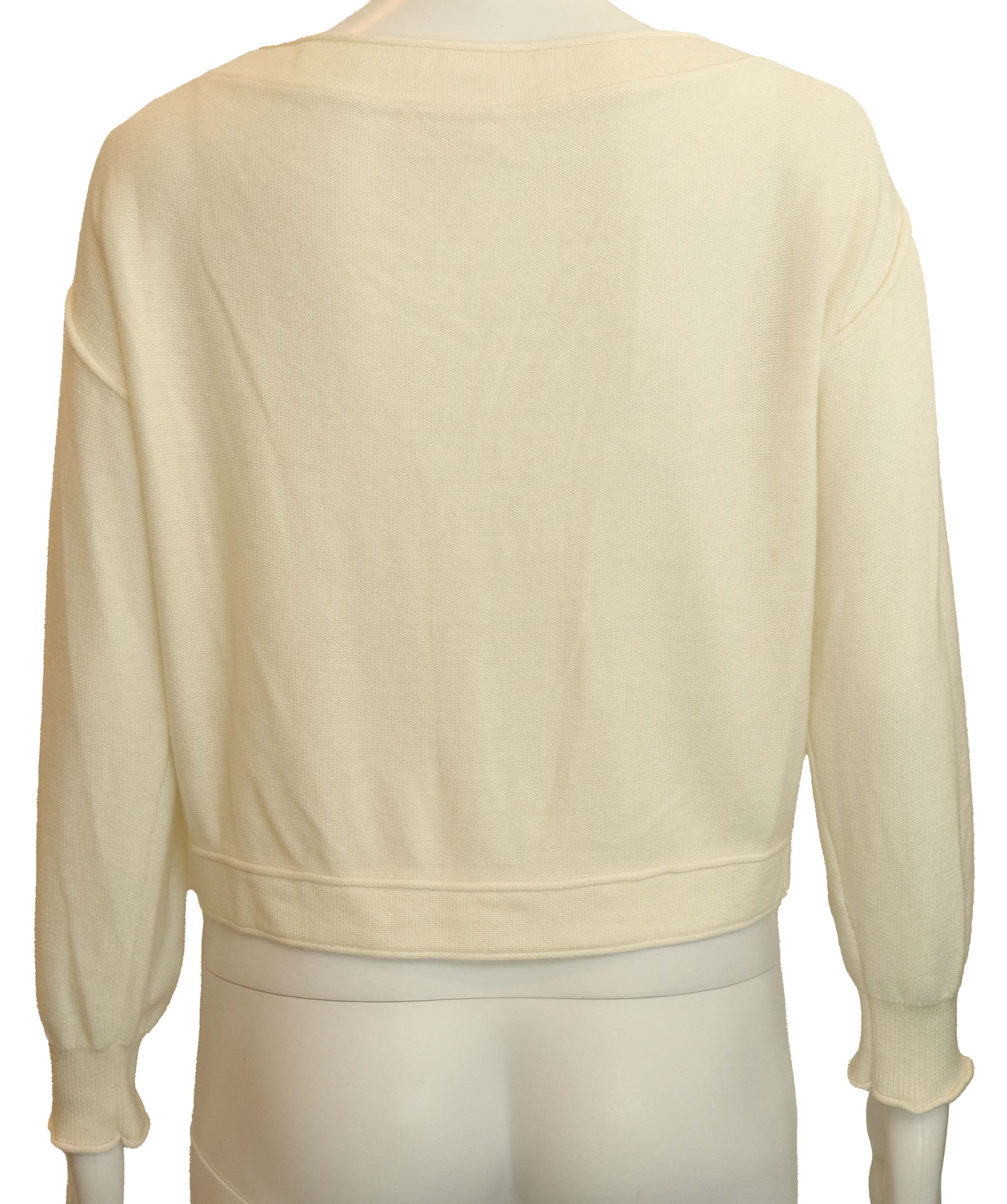 L'agence * L 'AGENCE CARDIGAN WHITE SMALL ASC6946