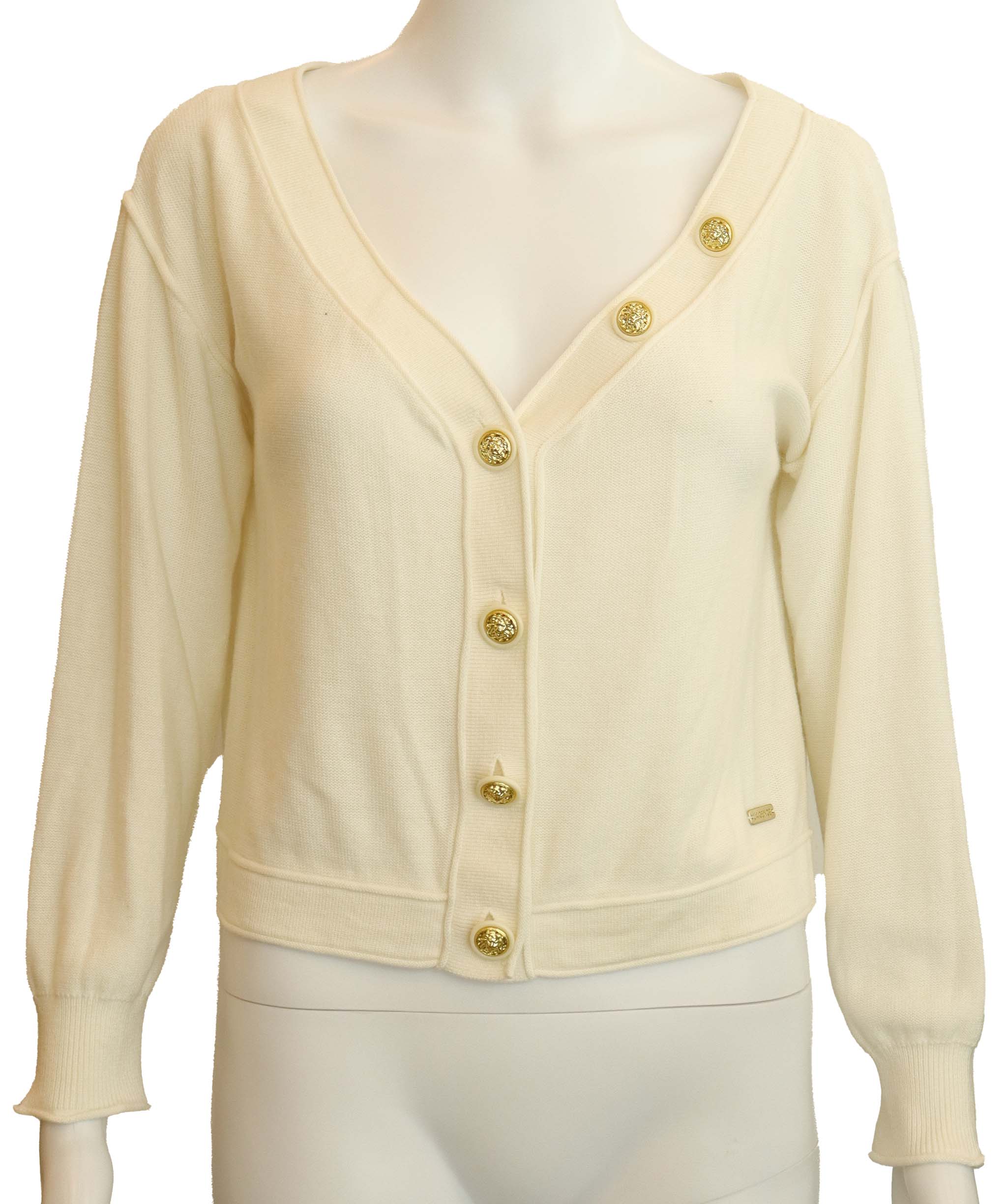 L'agence * L 'AGENCE CARDIGAN WHITE SMALL ASC6946