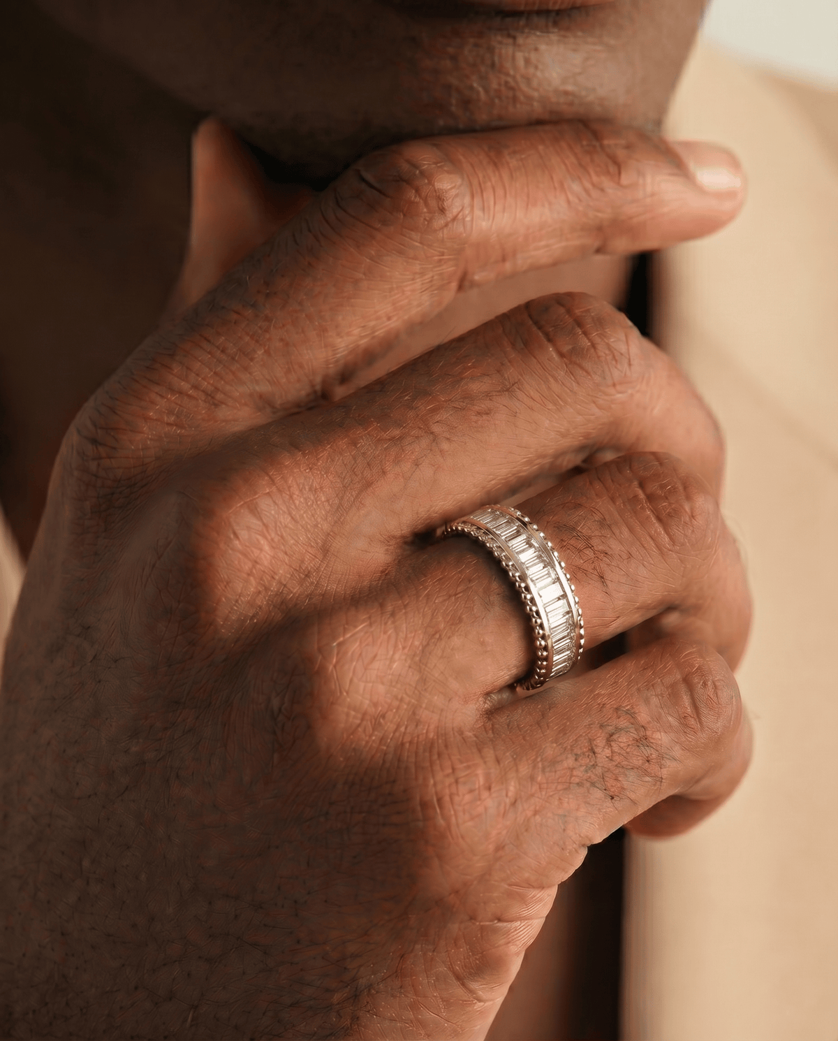 L'or Ensé Baguette Ring