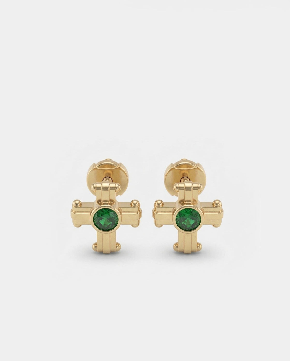 L'or Ensé Rivet Ear Cross Studs