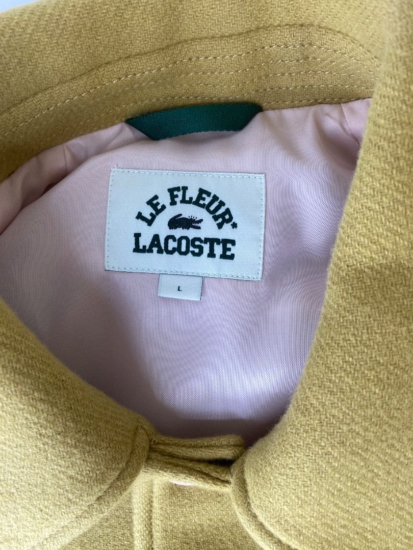 Lacoste X Golf Le Fleur Yellow Lacoste X Golf Le Fleur Varsity Jacket, L