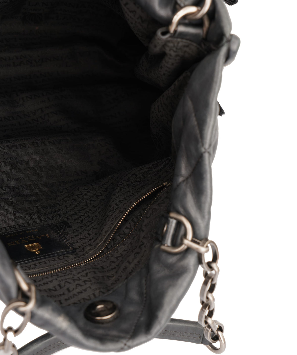 Lanvin Lanvin Amalia Quilted Lambskin Leather Tote Bag ALC4363