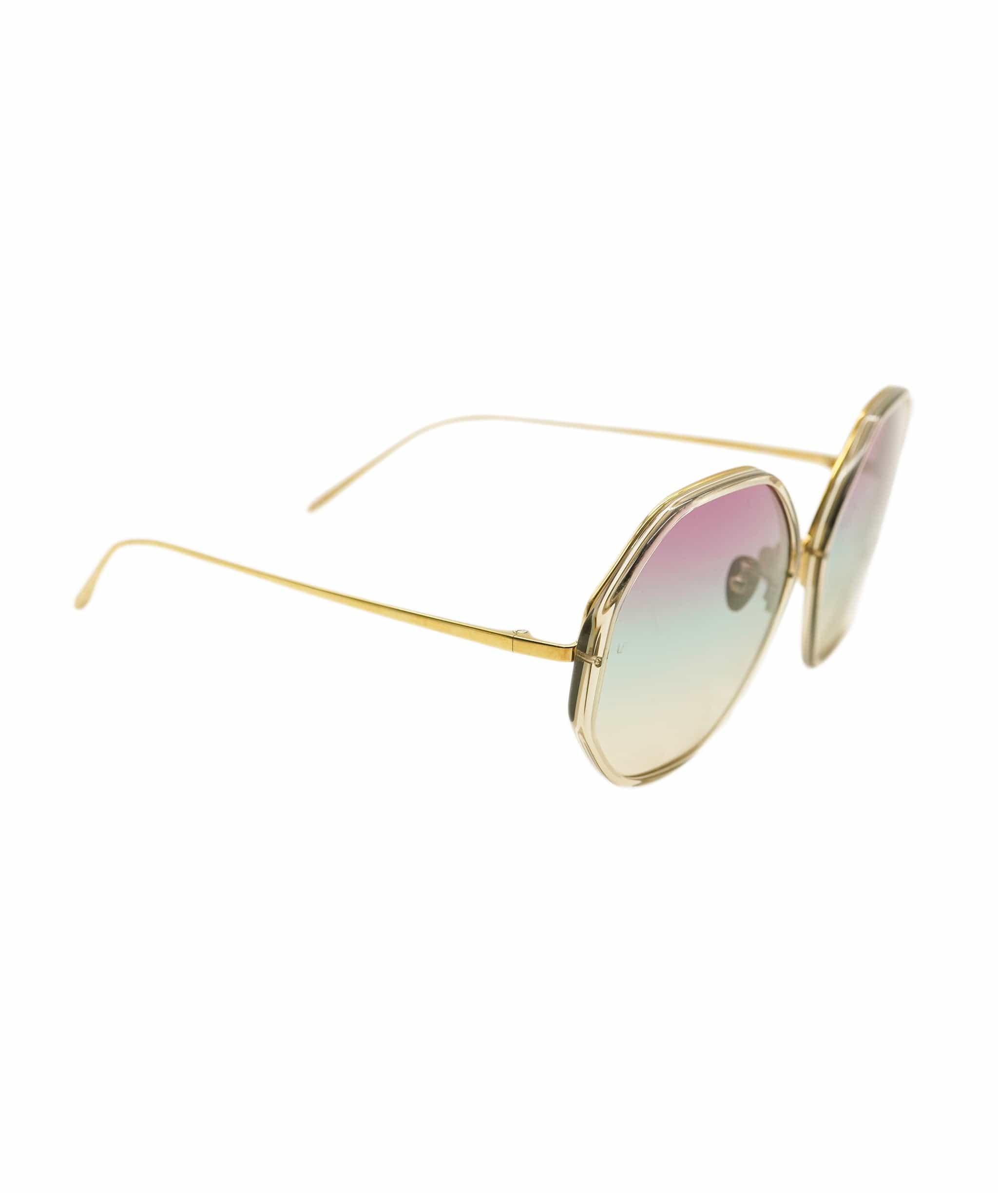 Linda Farrow Linda Farrow - Alona Sunglasses in Truffle and Purple Gradient ANC1253
