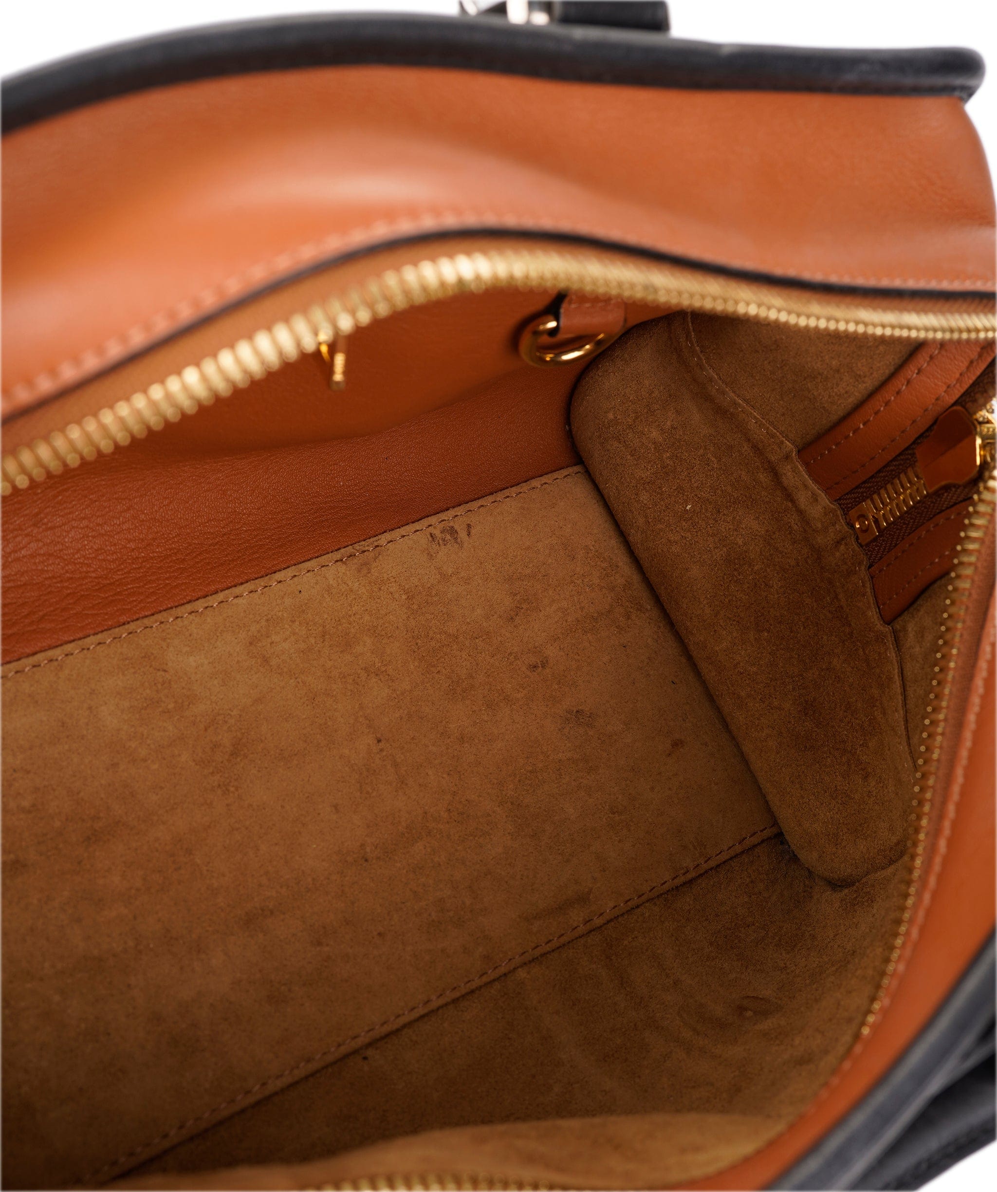 Loewe LOEWE Amazona 28 Multiplication Hand Bag Leather 2way Black Brown Auth 71072A DXBV0067