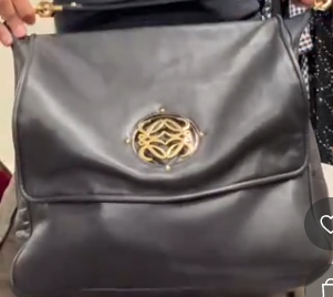 Loewe Loewe Mia Messenger Bag Black