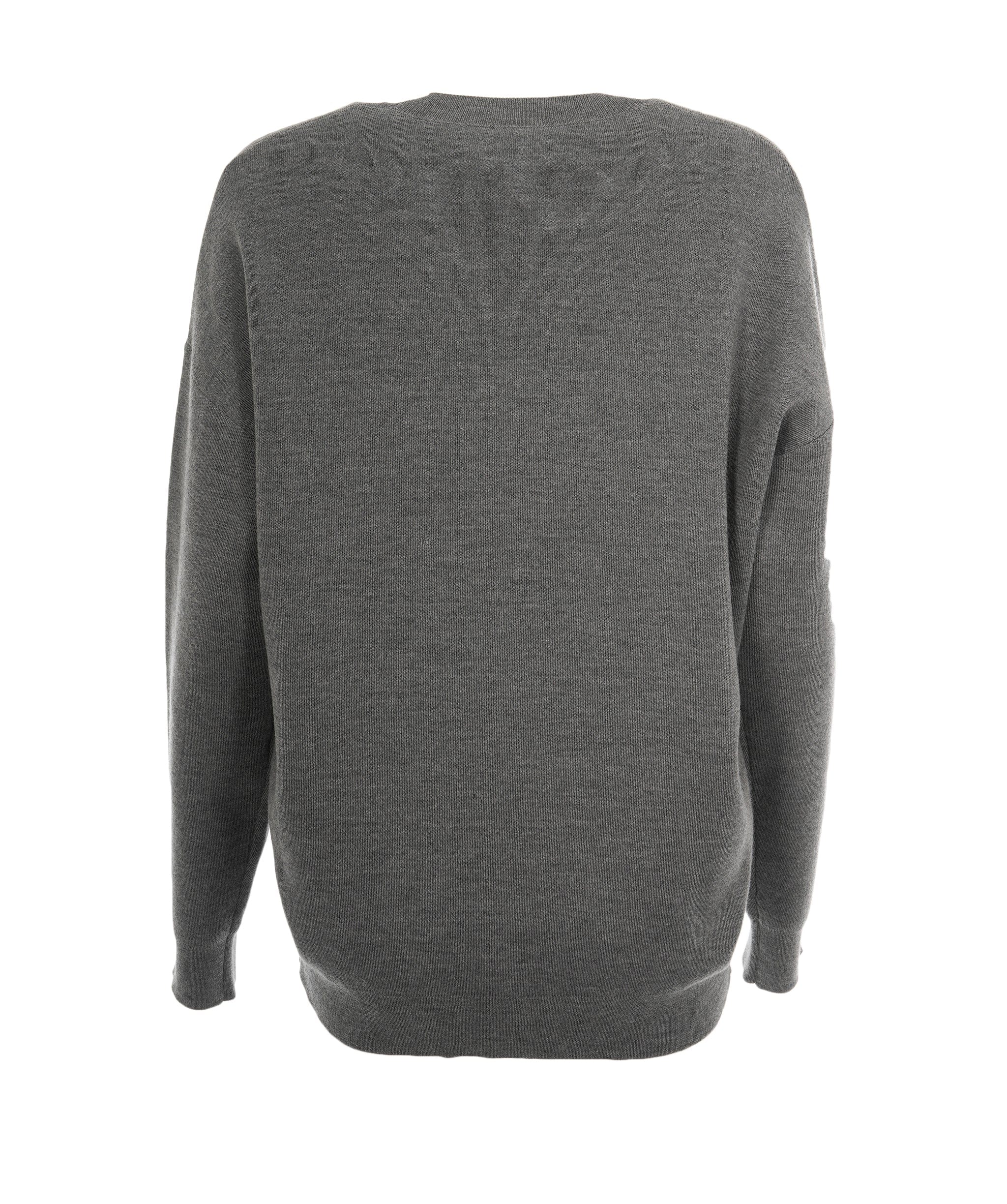Loewe Loewe Grey Jumper with Yellow Heart ALL0810
