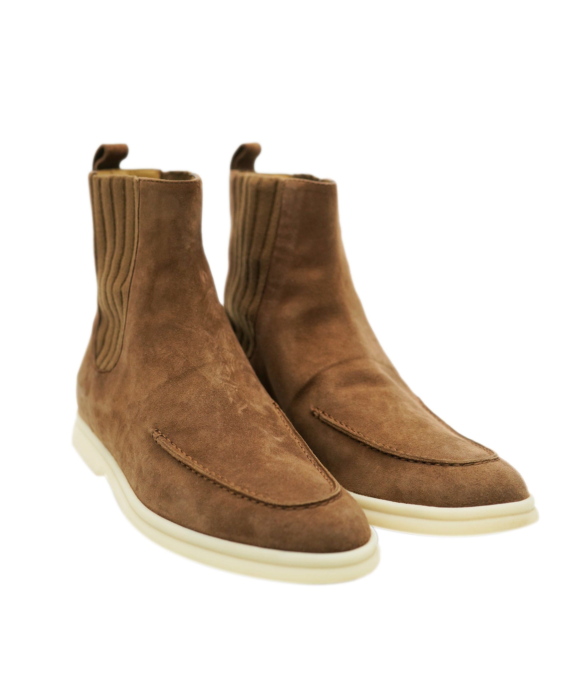 Loro Piana Loro piana suede brown chelsea boot AJL0220