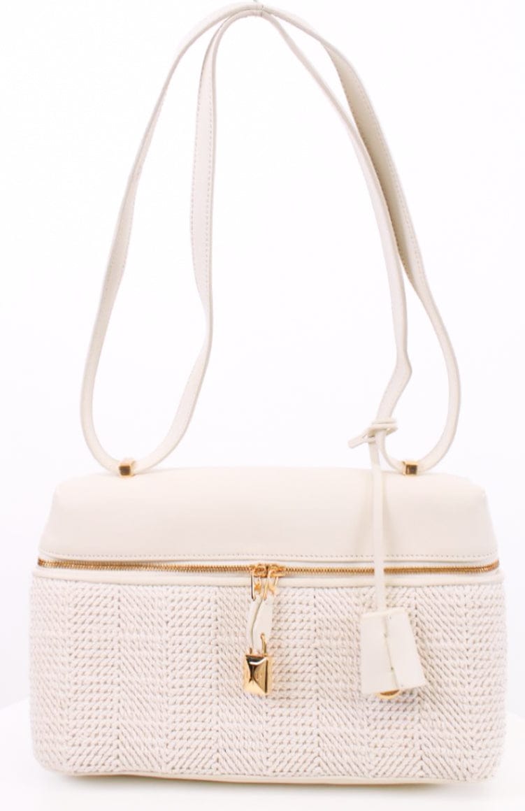 Loro Piana Loro Piana L27 Handbag Cream