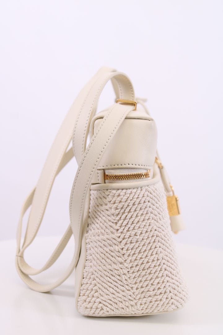 Loro Piana Loro Piana L27 Handbag Cream