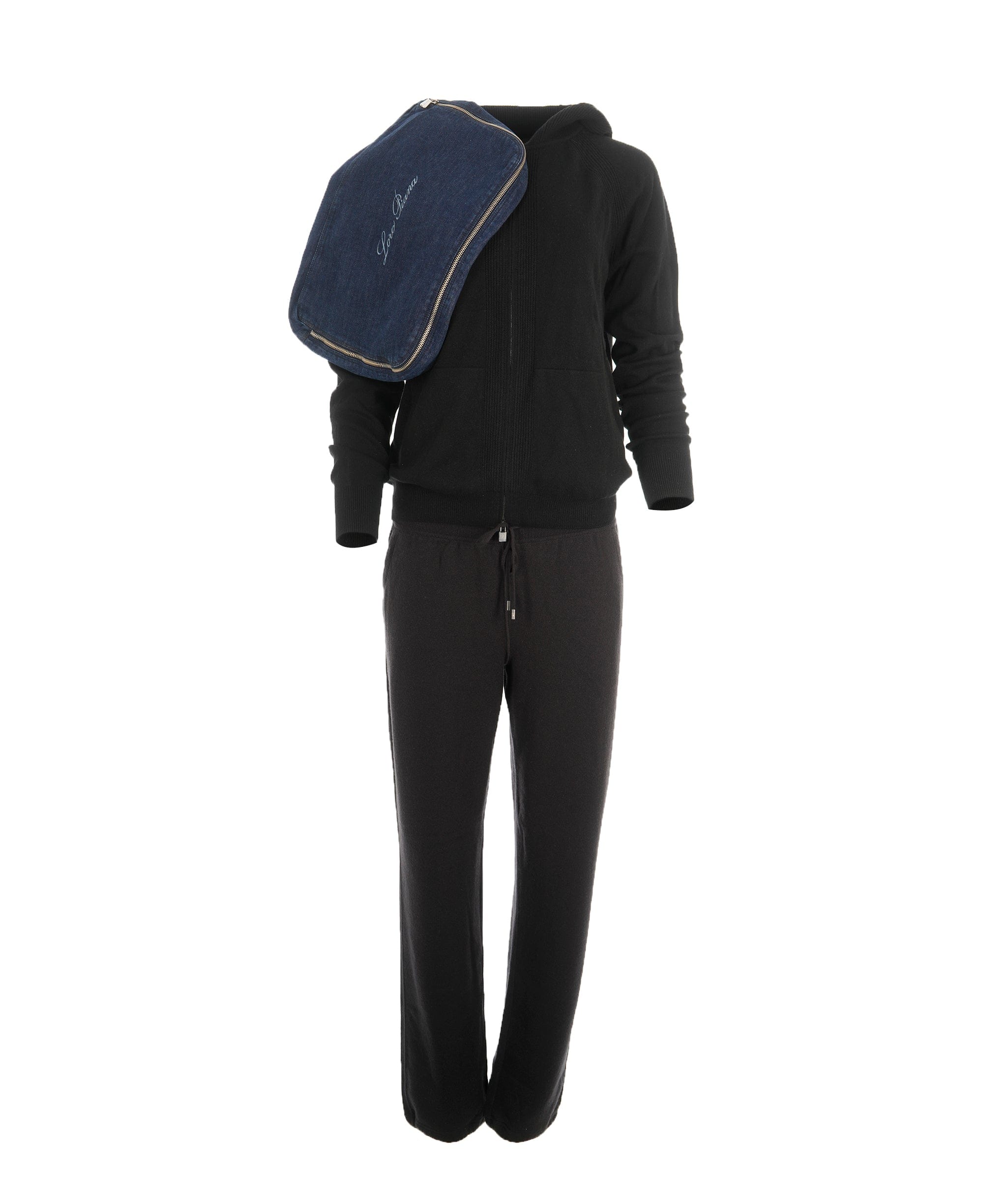 Loro Piana Loro piana baby cashmere black tracksuit - AJC0898