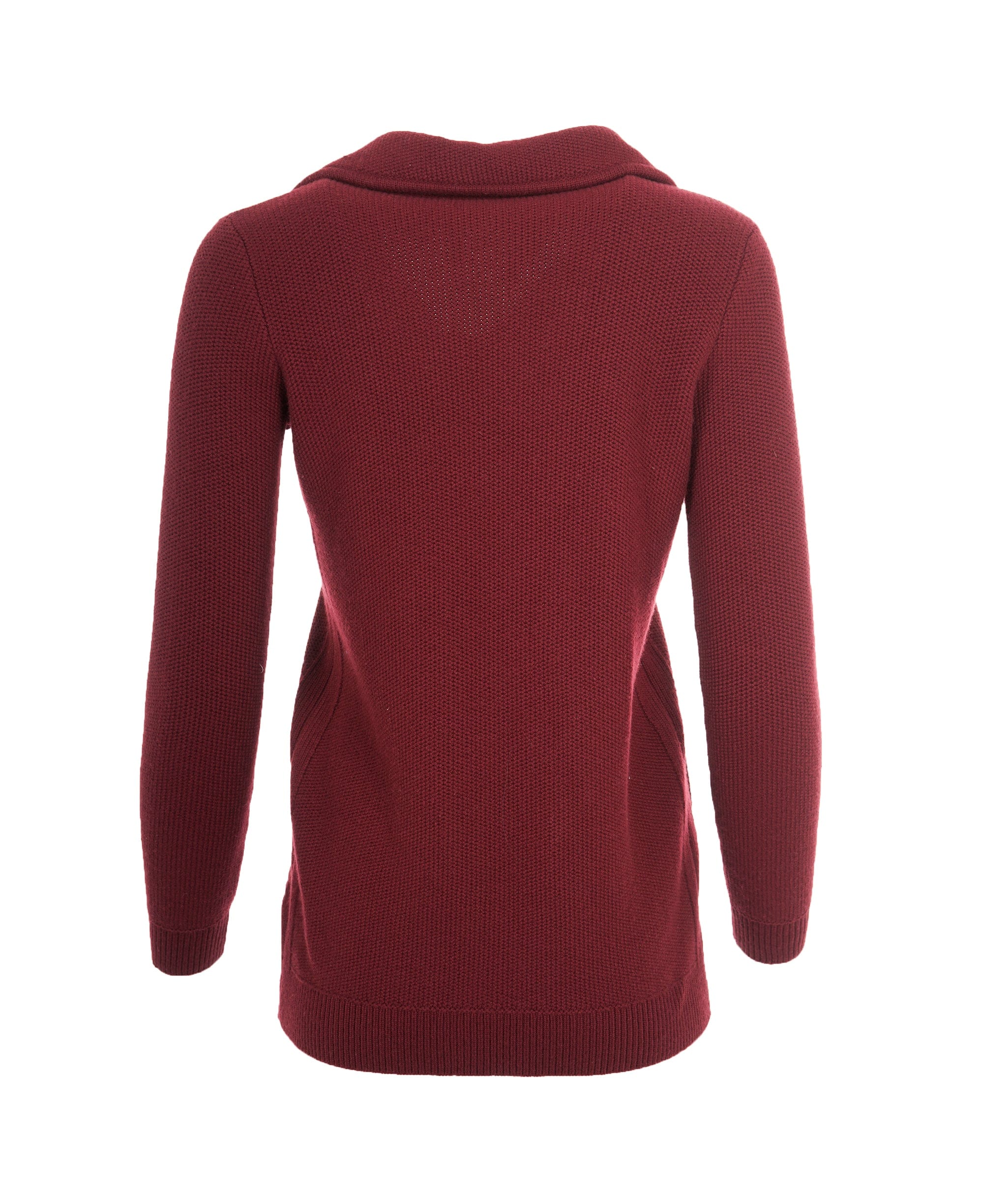 Loro Piana Loro Piana Burgundy Caban Vicunia Alpaca Cardigan Size 36 AGC2173