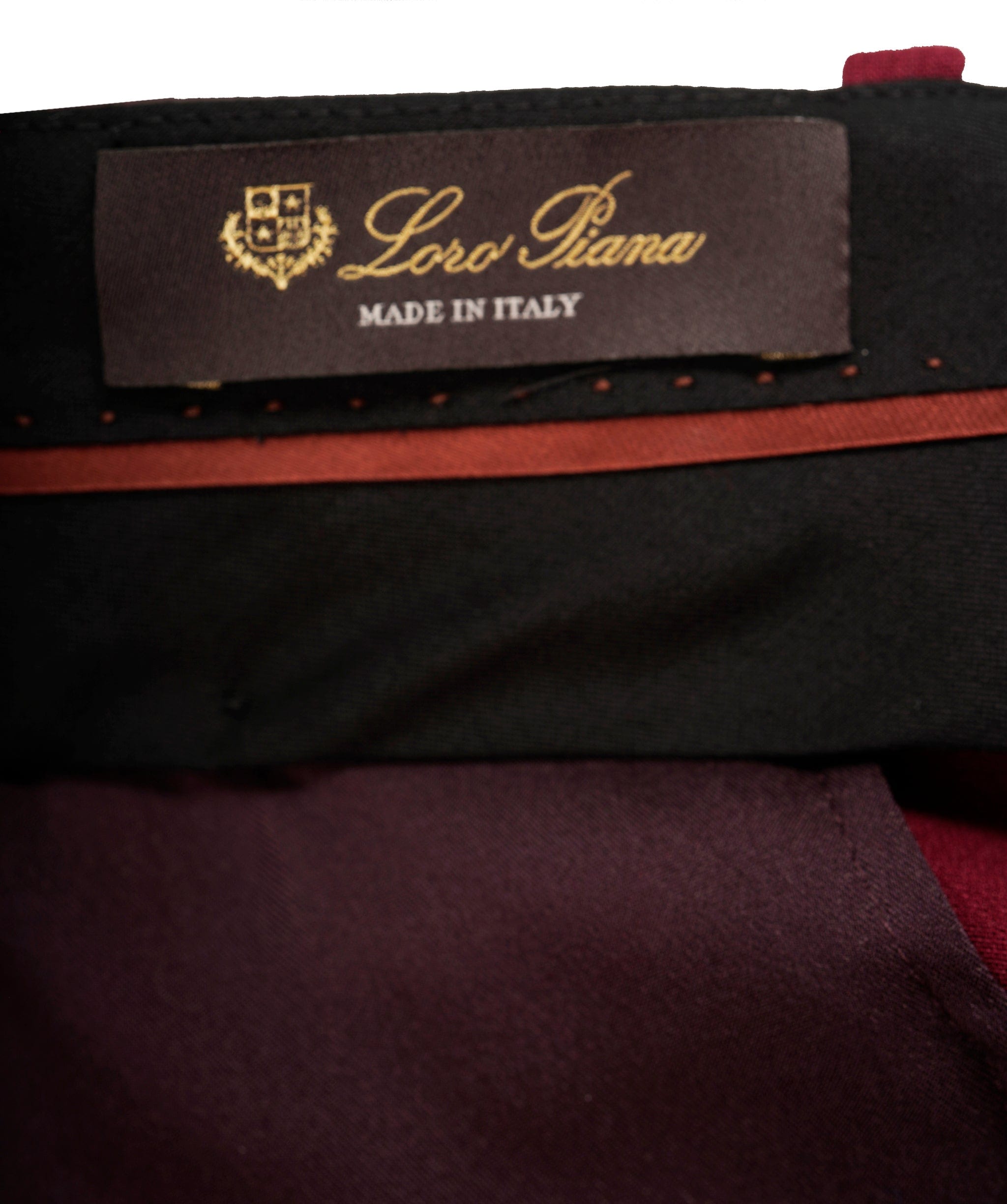 Loro Piana Loro Piana Burgundy Trousers Size 38 AGC2186