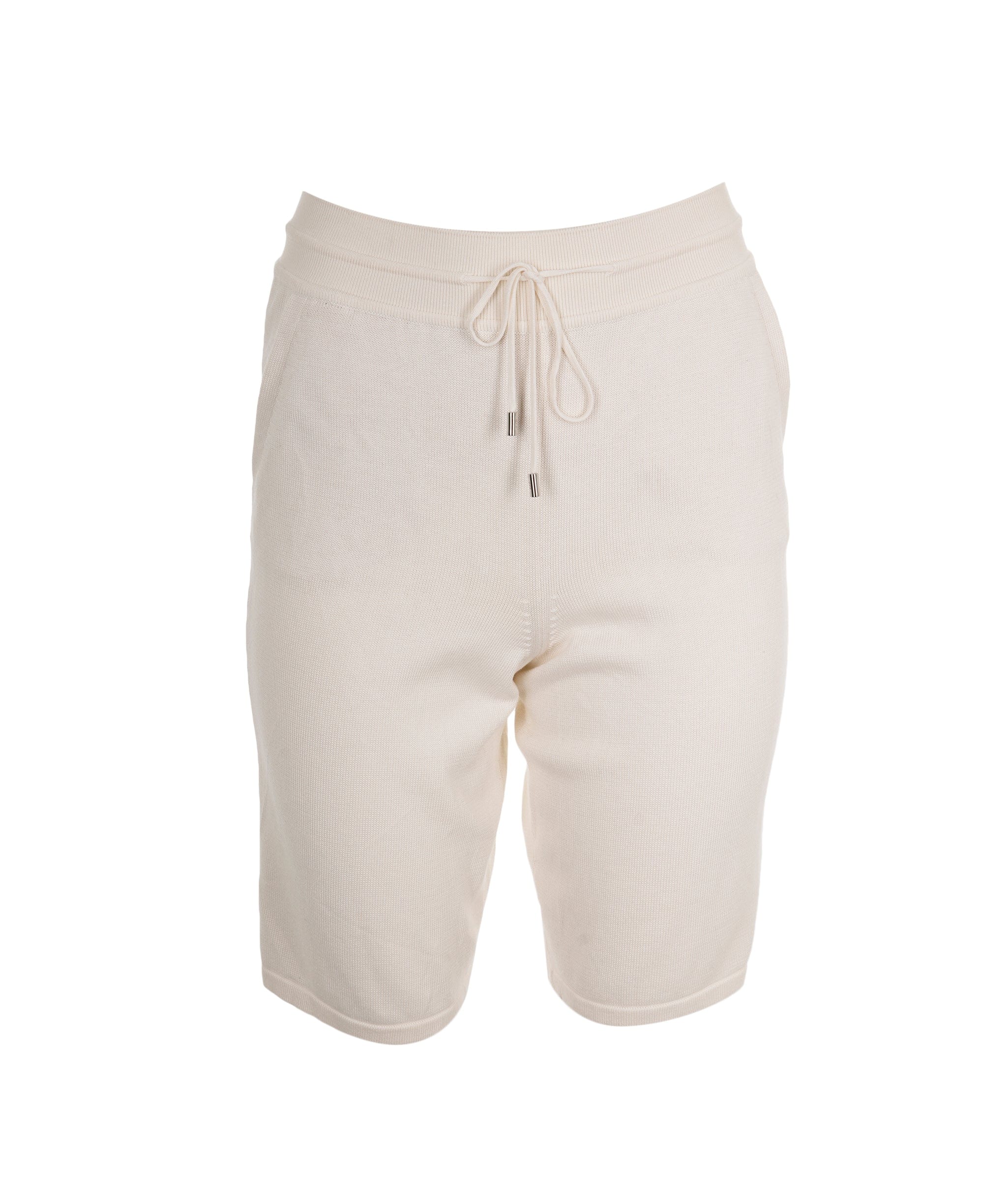Loro Piana Loro Piana Cream Knitted Shorts Size 40 AGC2176