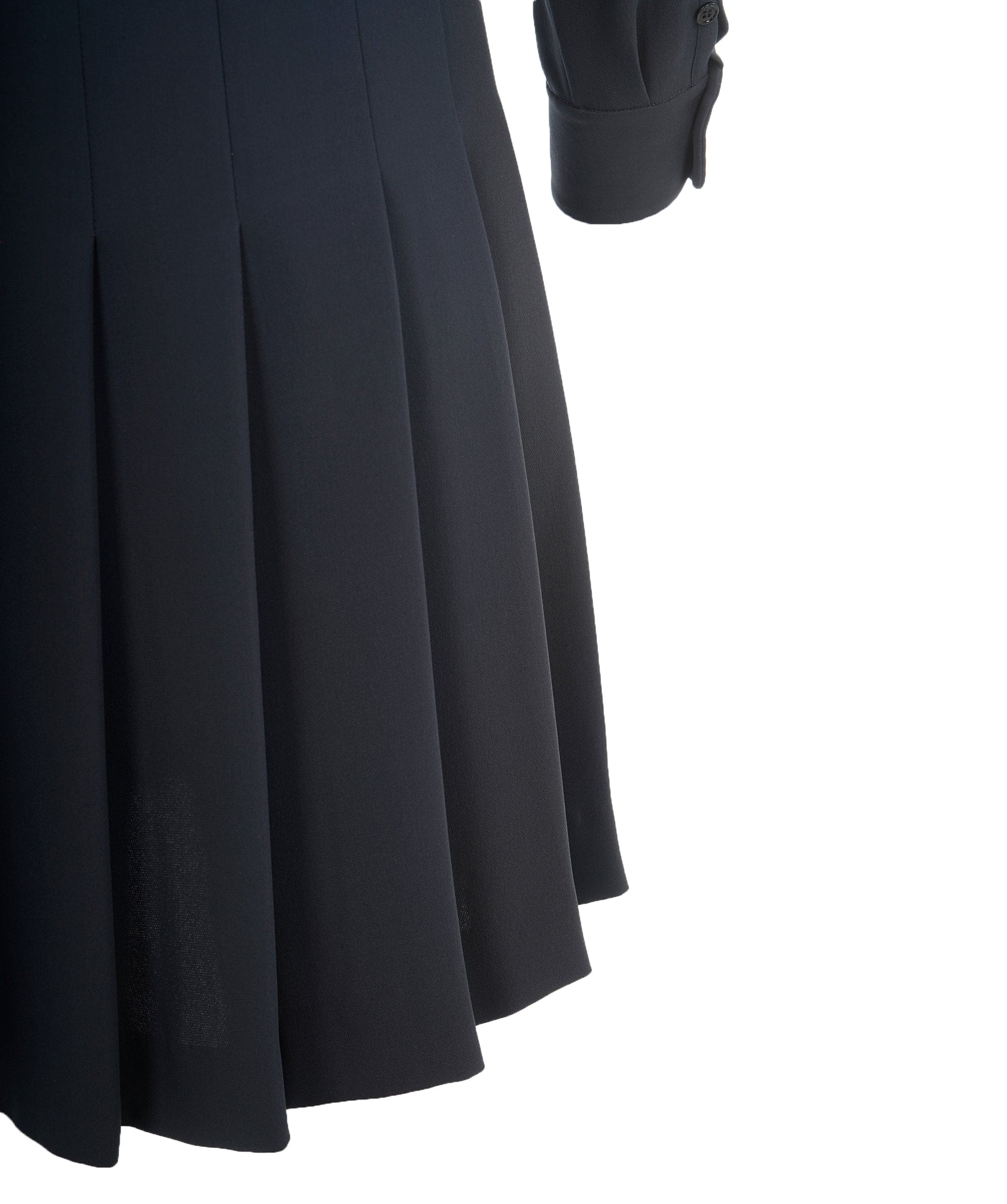 Loro Piana Loro Piana Navy Blue Matte Silk Dress Size 8 AGC2181