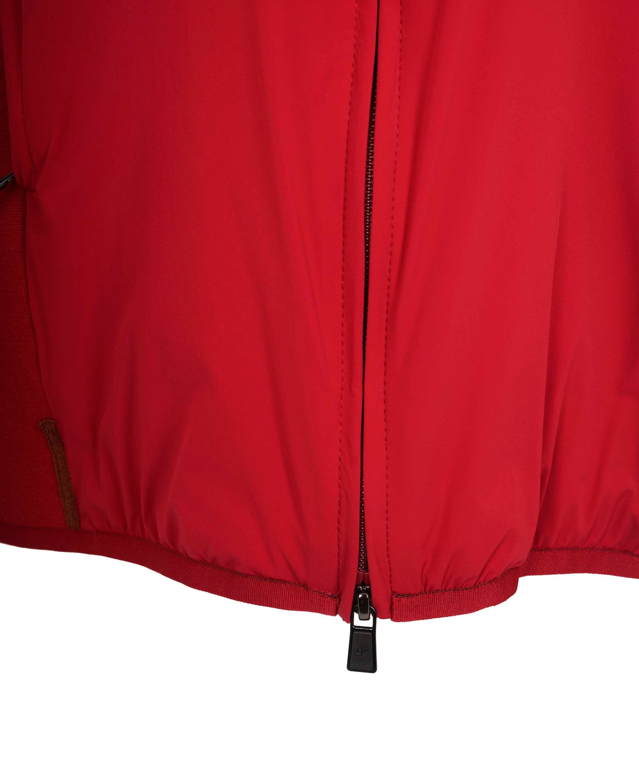 Loro Piana Loro Piana Red Bomber Jacket Size M AGC2182