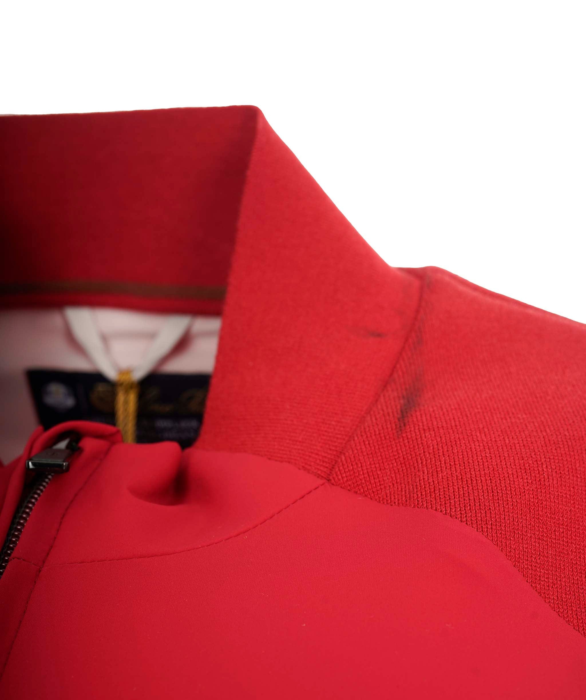 Loro Piana Loro Piana Red Bomber Jacket Size M AGC2182