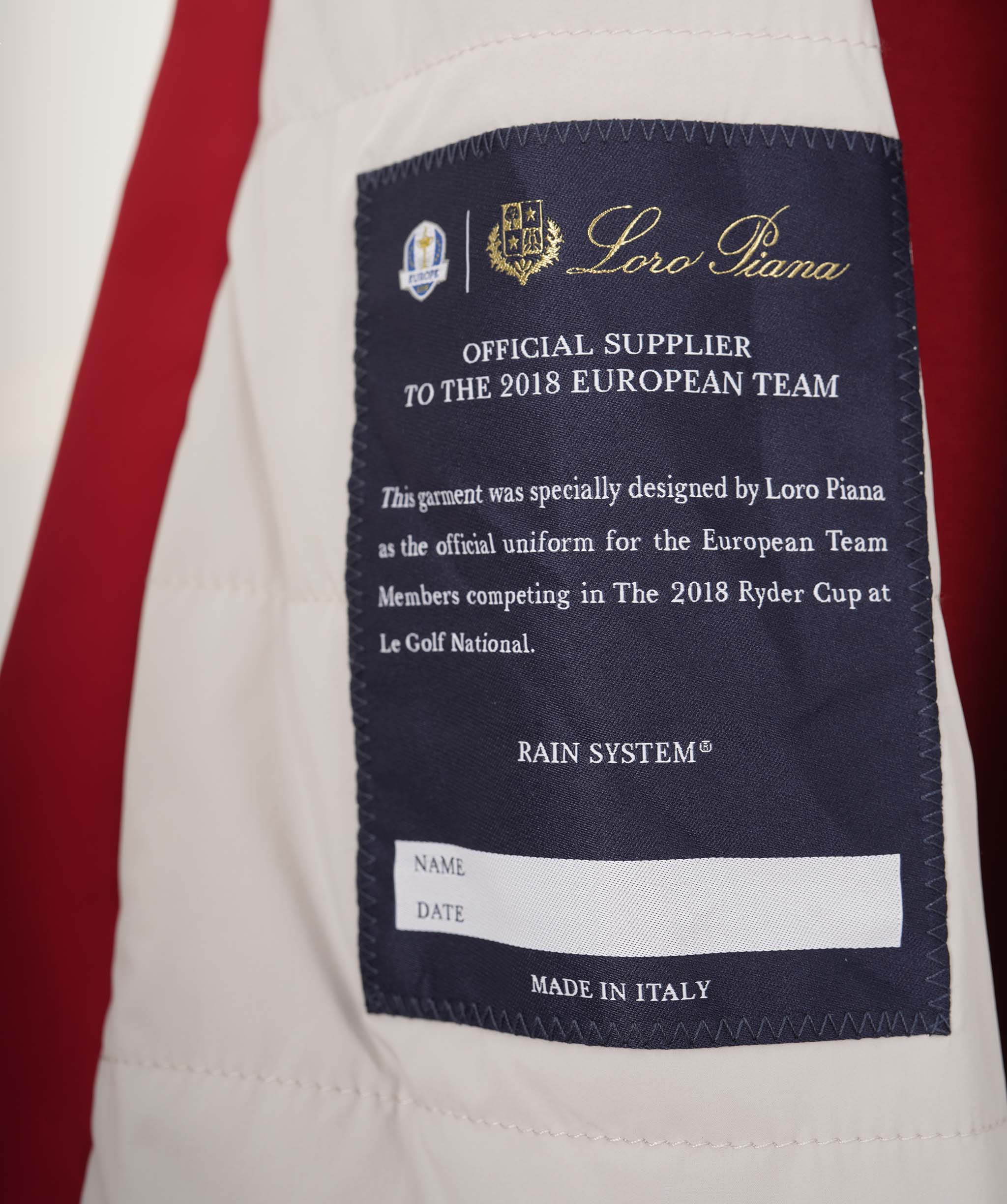 Loro Piana Loro Piana Red Bomber Jacket Size M AGC2182