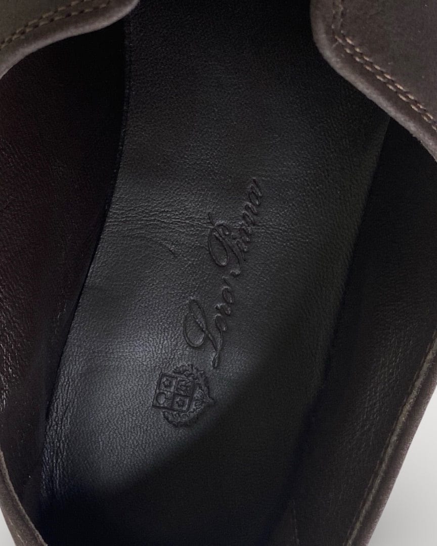 Loro Piana Loro Piana Floaty Nobuck Loafers Brown 36.5