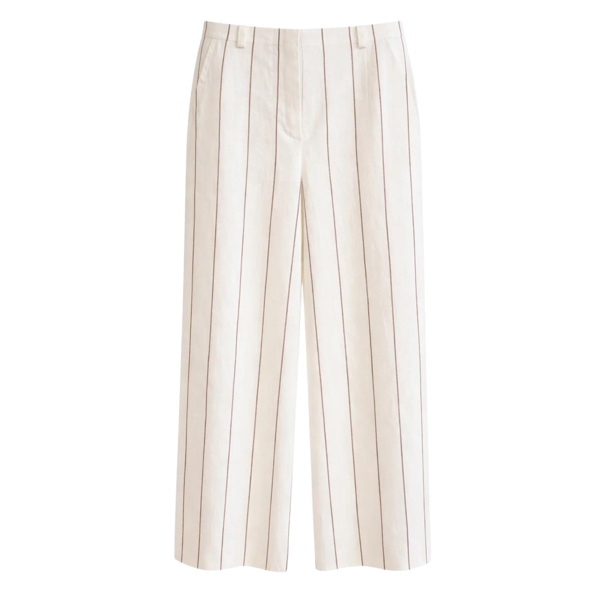 LORO PIANA PANTALONE OTIS LINE PINSTRIP TROUSERS (بنطلون)