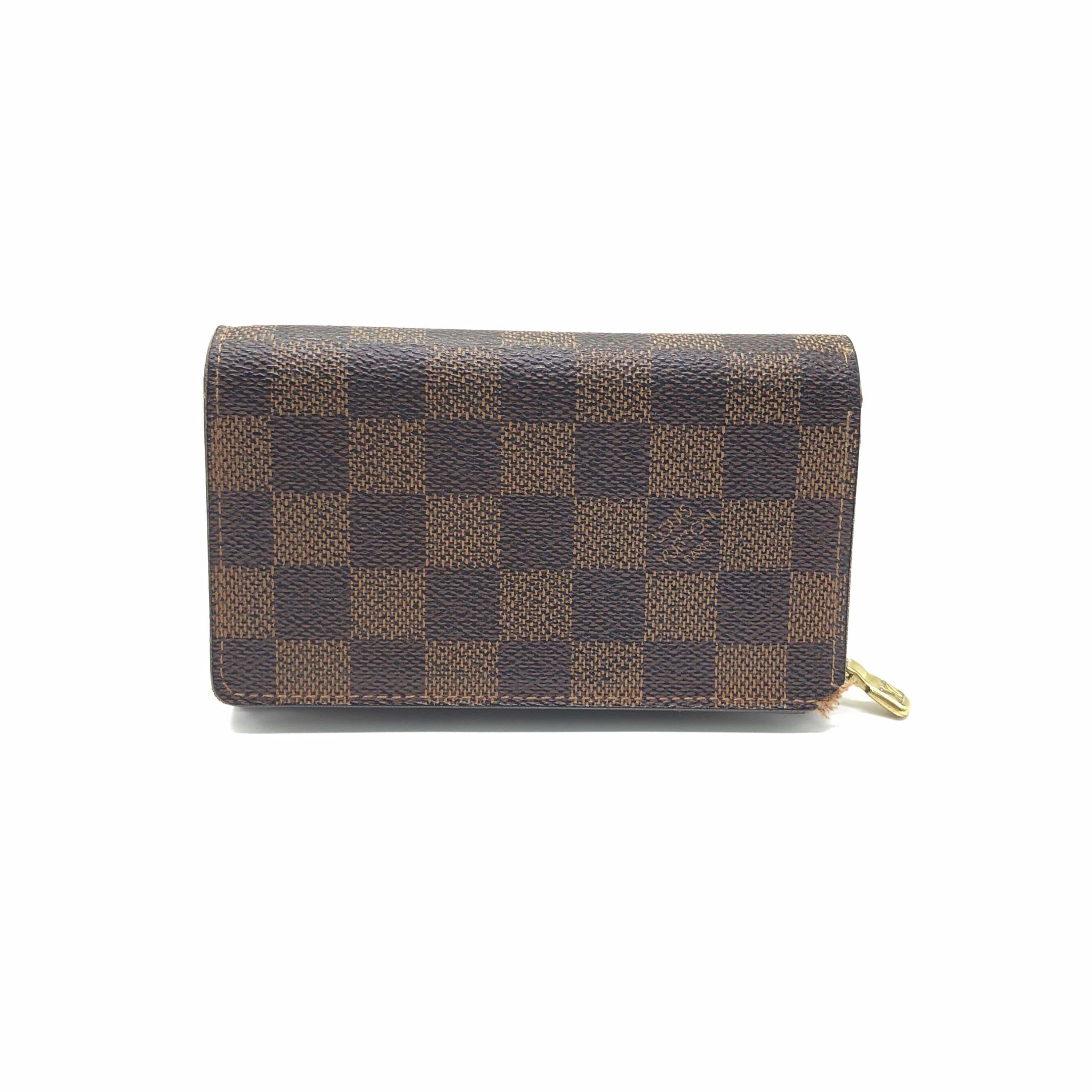 Louis Vuitton Louis Vuitton Damier Ebene Porte Monnaie Billet Tresor Wallet C335038