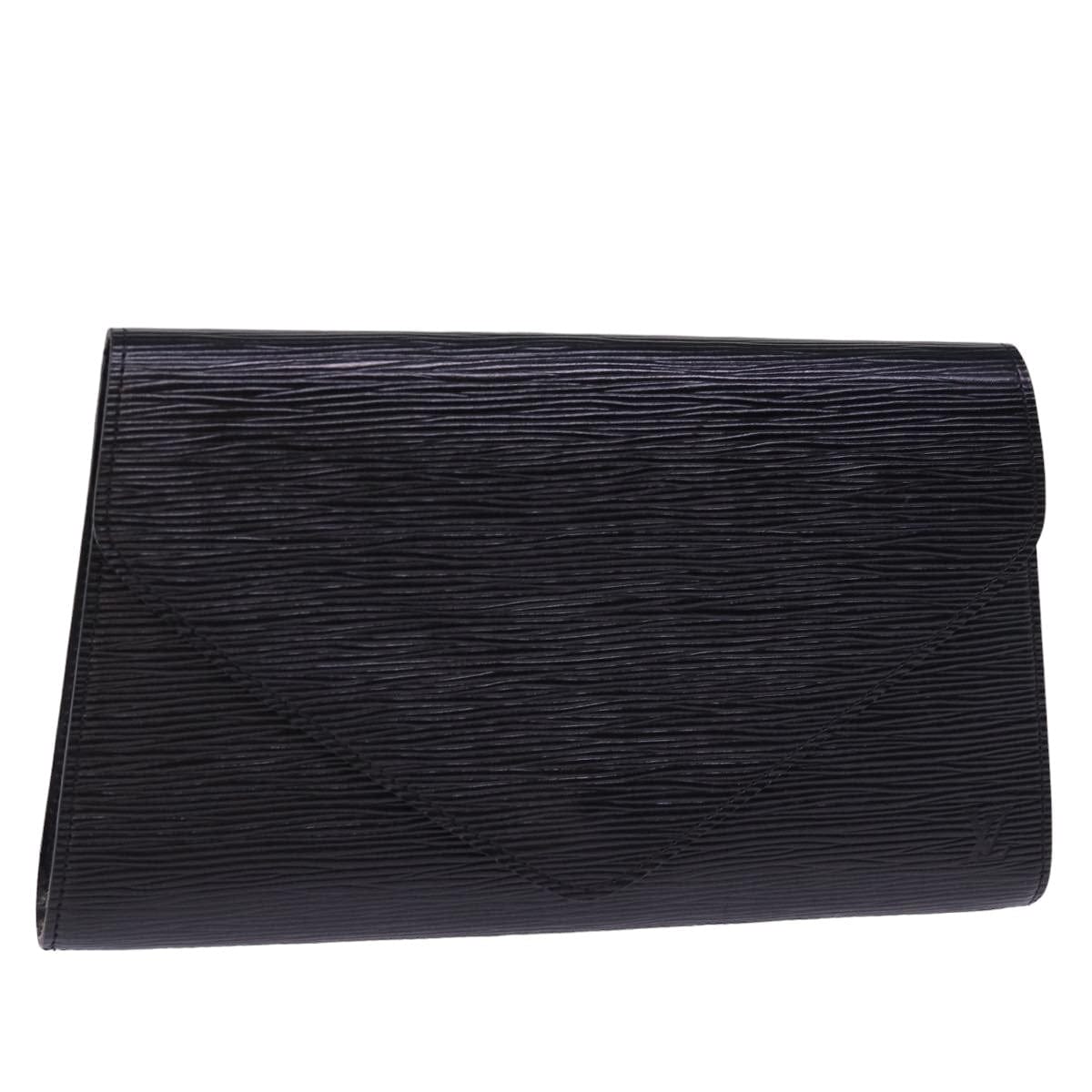 Louis Vuitton LOUIS VUITTON Epi Art Deco Clutch Bag Black M52632 LV Auth th5039 th5039
