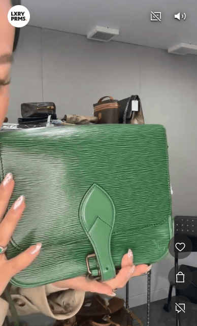 LOUIS VUITTON LOUIS VUITTON Epi Cartouchiere MM Green B0208C7FRU