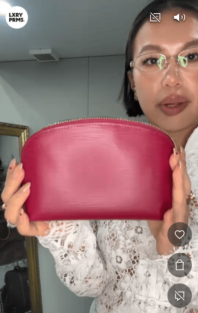 LOUIS VUITTON LOUIS VUITTON Epi Pochette Cosmetic PM Fuchsia M40641 B0408M3WJ9