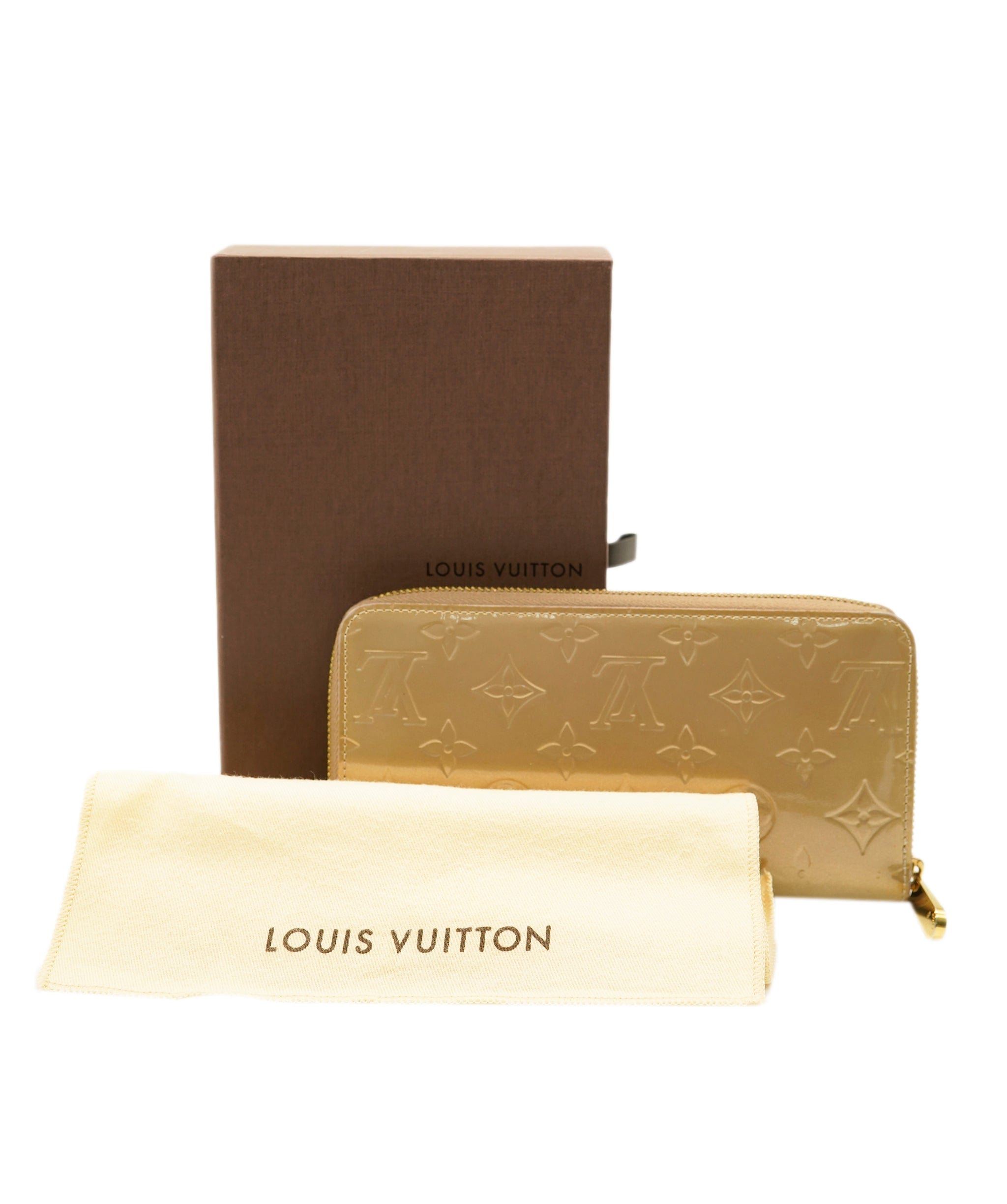 Louis Vuitton Louis Vuitton Gold Monogram Vernis Zippy Wallet ALC2313