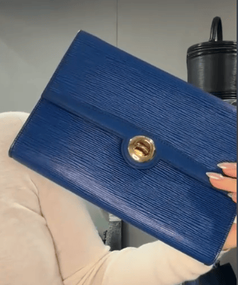 LOUIS VUITTON LOUIS VUITTON M52575 Peeling Epi Arch Blue B1214TPL6A