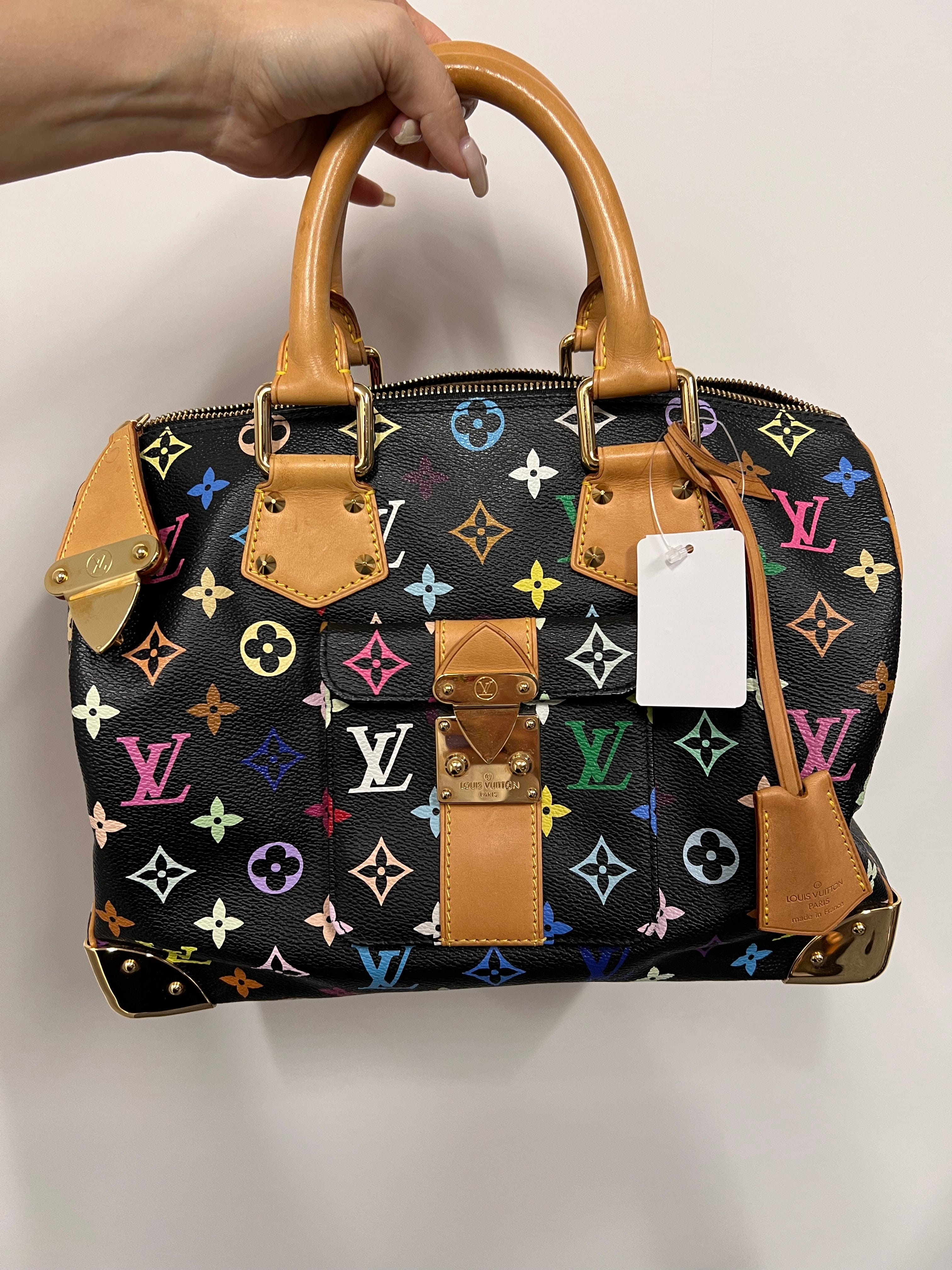 LOUIS VUITTON LOUIS VUITTON M92642 Multicolor Speedy 30 Black B09085QDPT