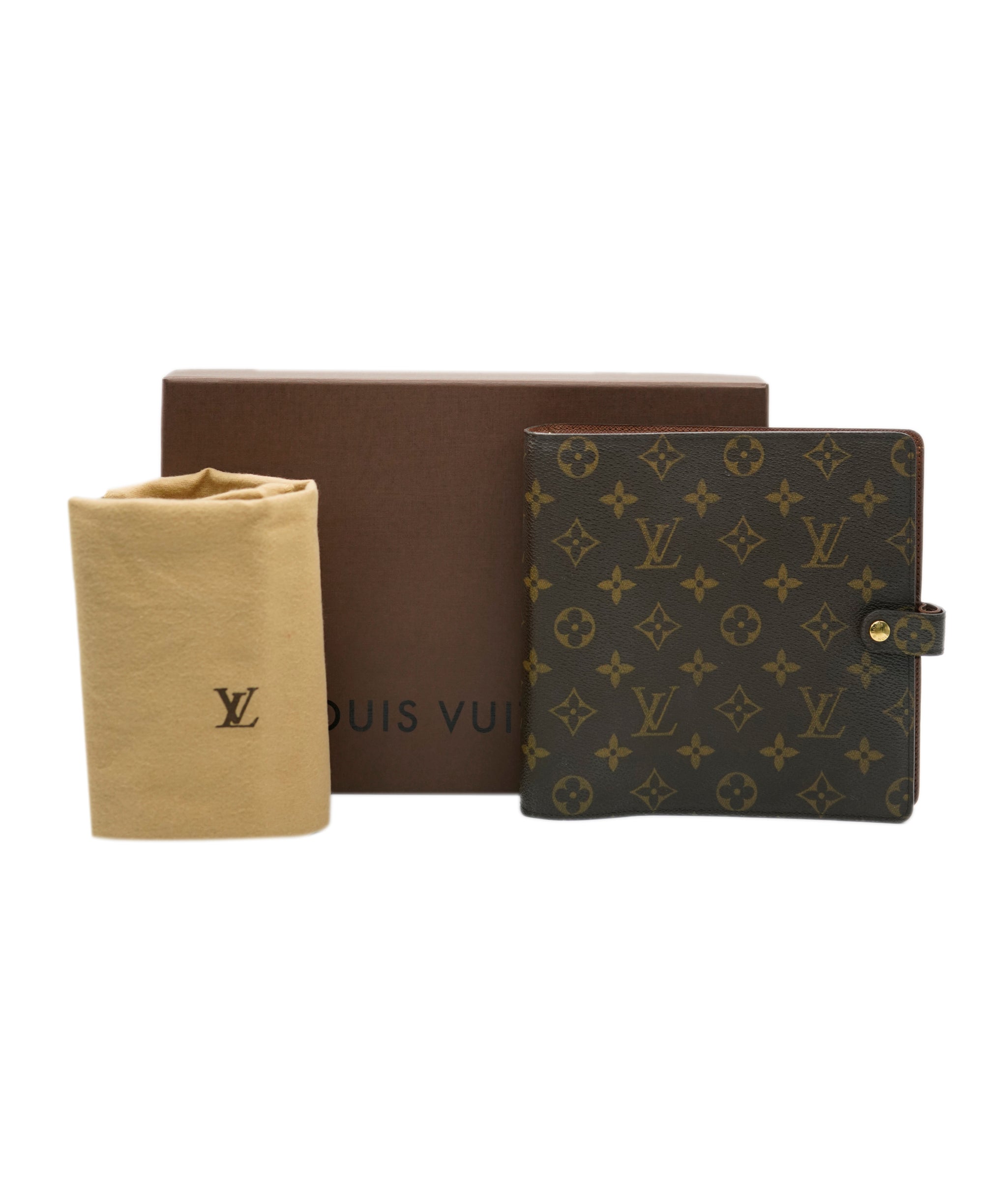 Louis Vuitton LOUIS VUITTON Monogram Agenda scrapbook Day Planner Cover R20955 LV Auth yk4249 DXBV0102