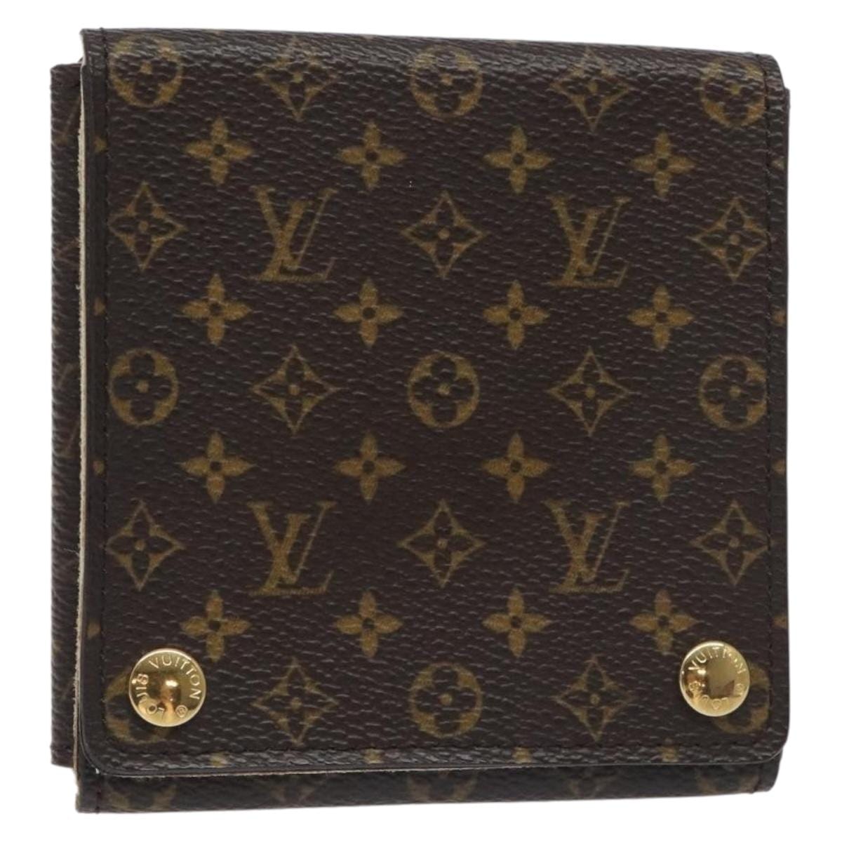 LOUIS VUITTON LOUIS VUITTON Monogram Jewelry case Jewelry Box LV Auth 128831