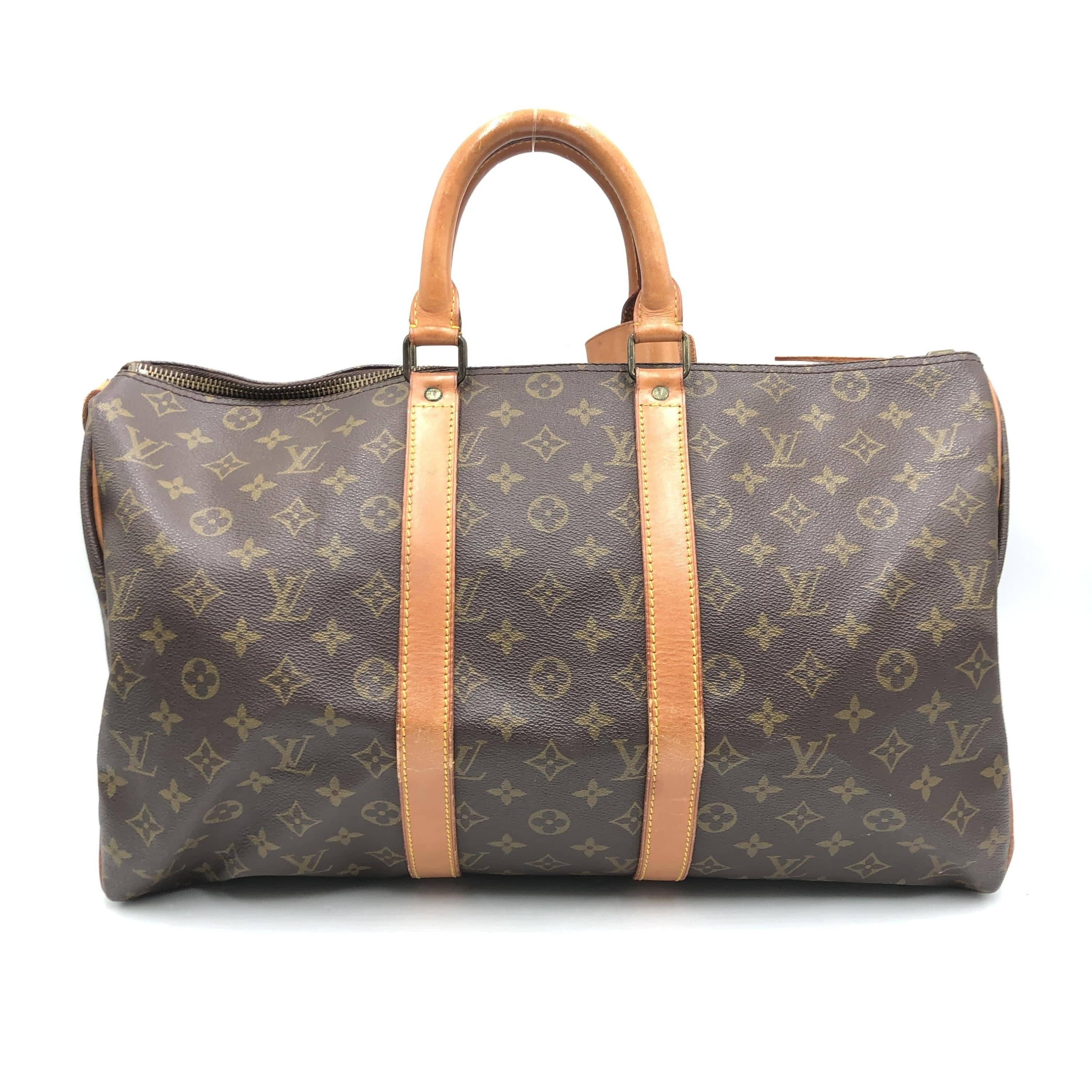 Louis Vuitton Louis Vuitton Monogram Keepall 45 Handbag C323132