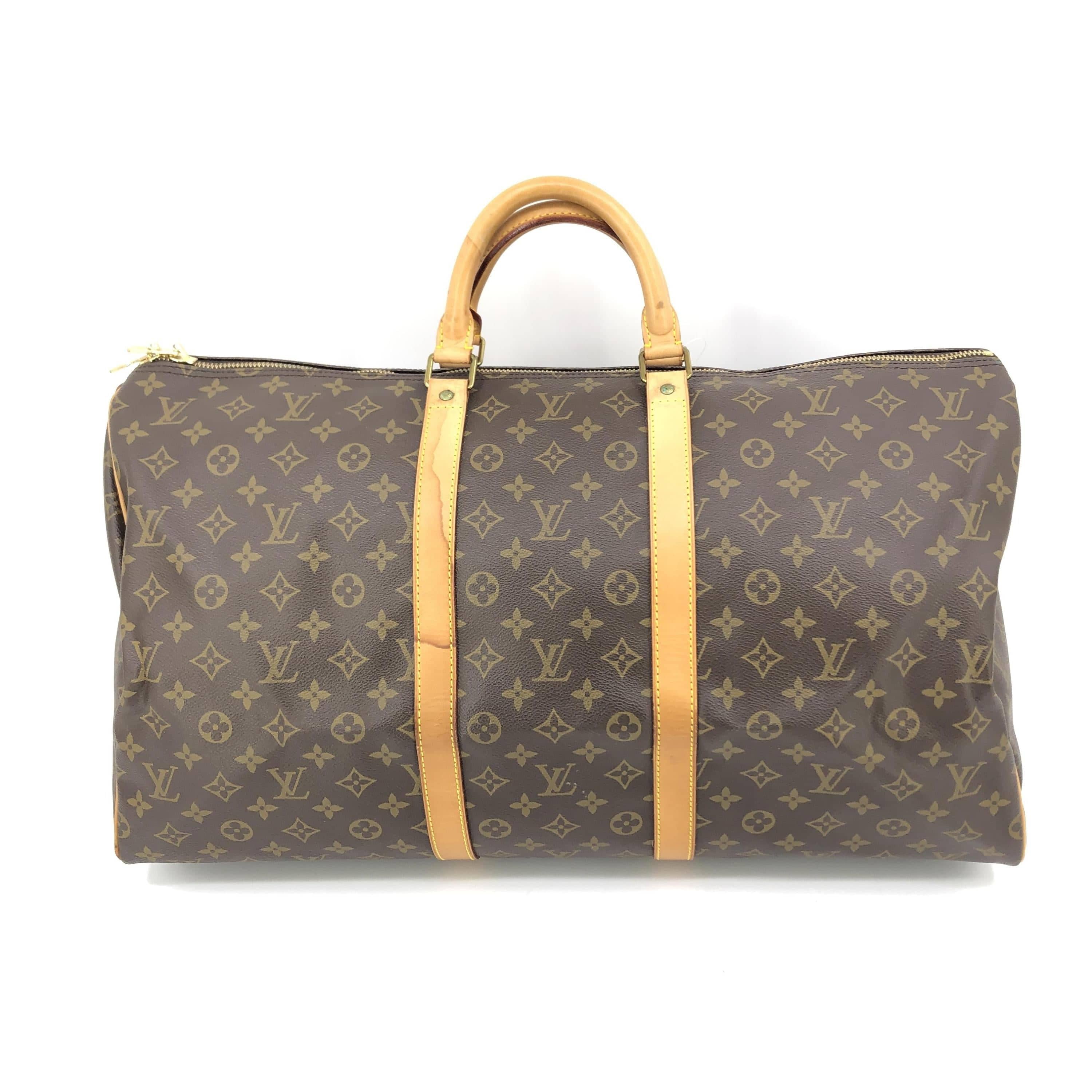 Louis Vuitton Louis Vuitton Monogram Keepall 55 Travel Bag C328684