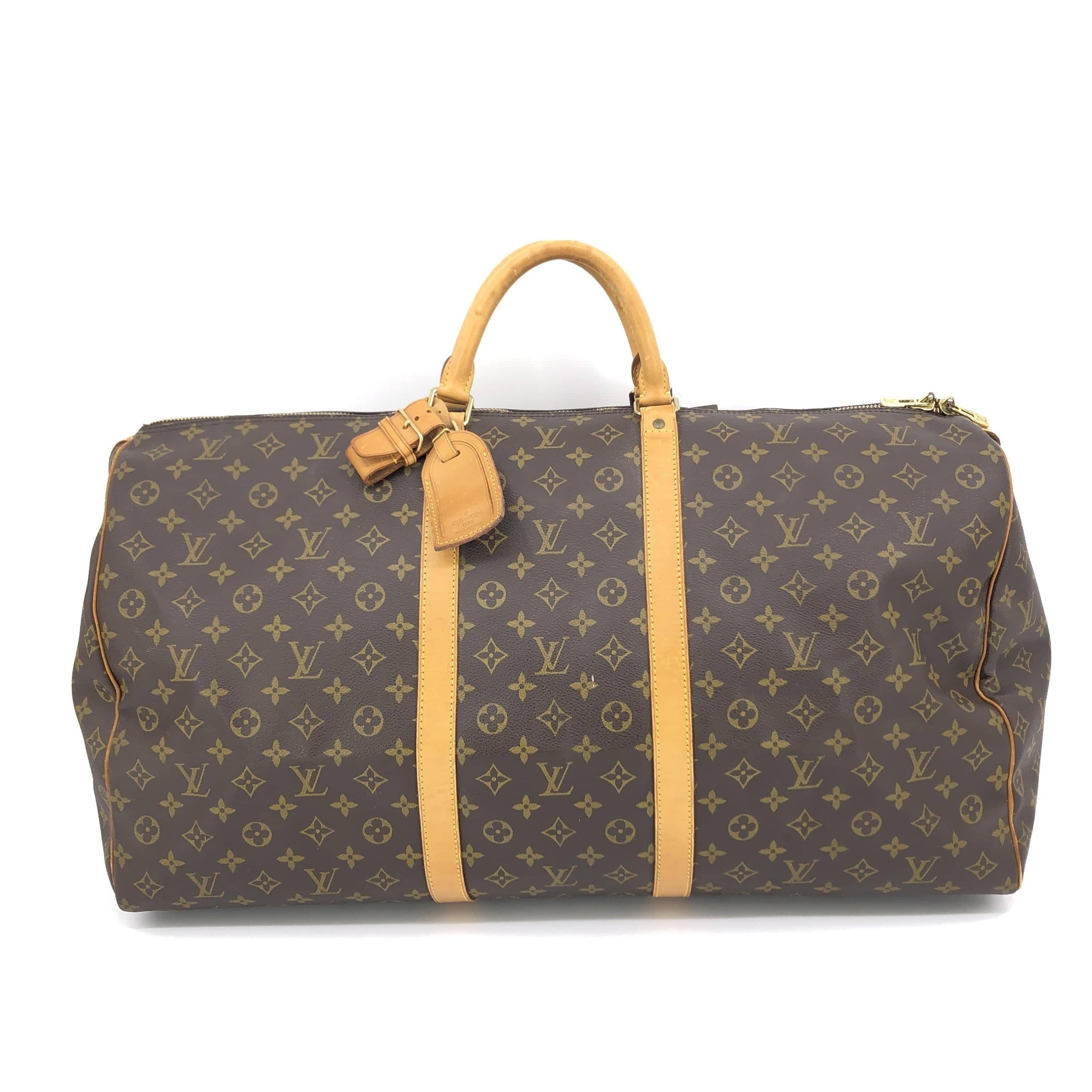 Louis Vuitton Louis Vuitton Monogram Keepall Bandouliere 60 Boston Bag C328679