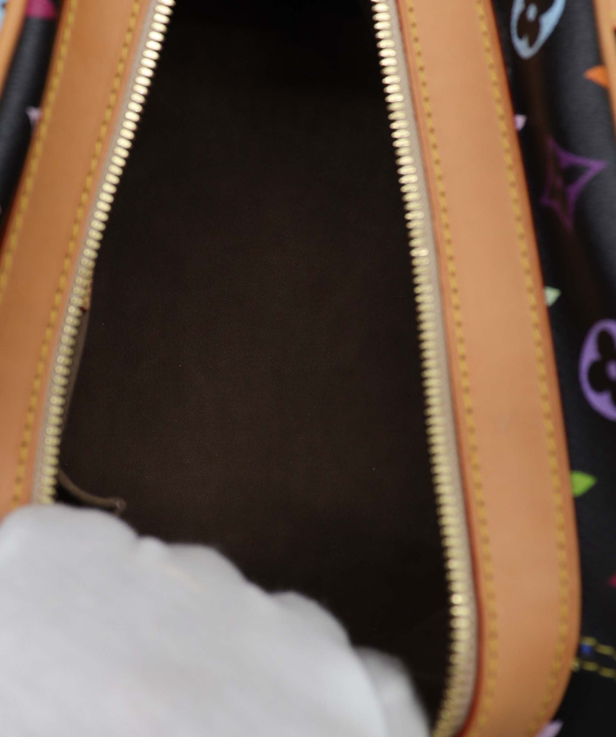 LOUIS VUITTON LOUIS VUITTON Monogram Multicolor Claudia Hand Bag Black M40194 LV Auth 28182A