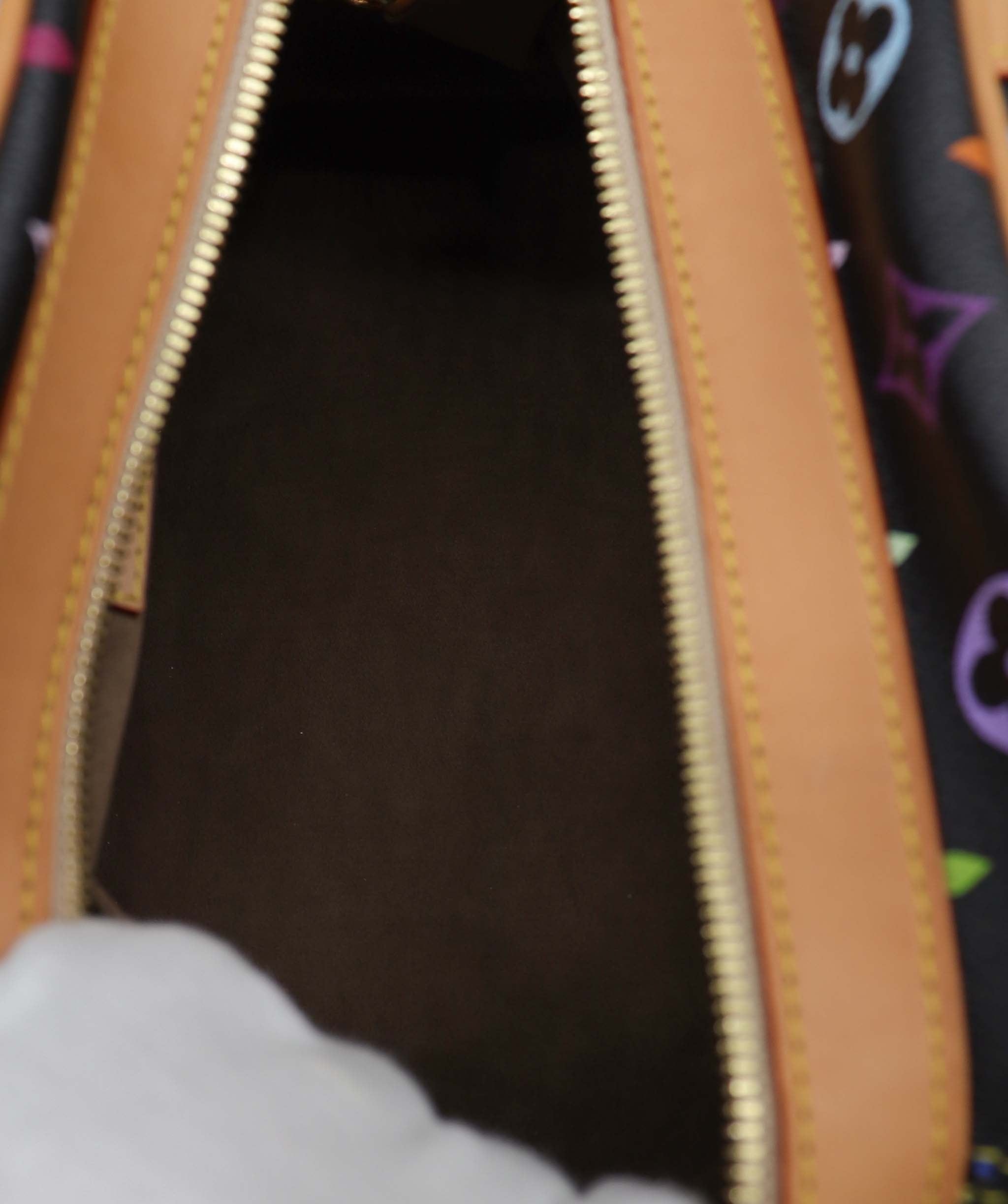 LOUIS VUITTON LOUIS VUITTON Monogram Multicolor Claudia Hand Bag Black M40194 LV Auth 28182A